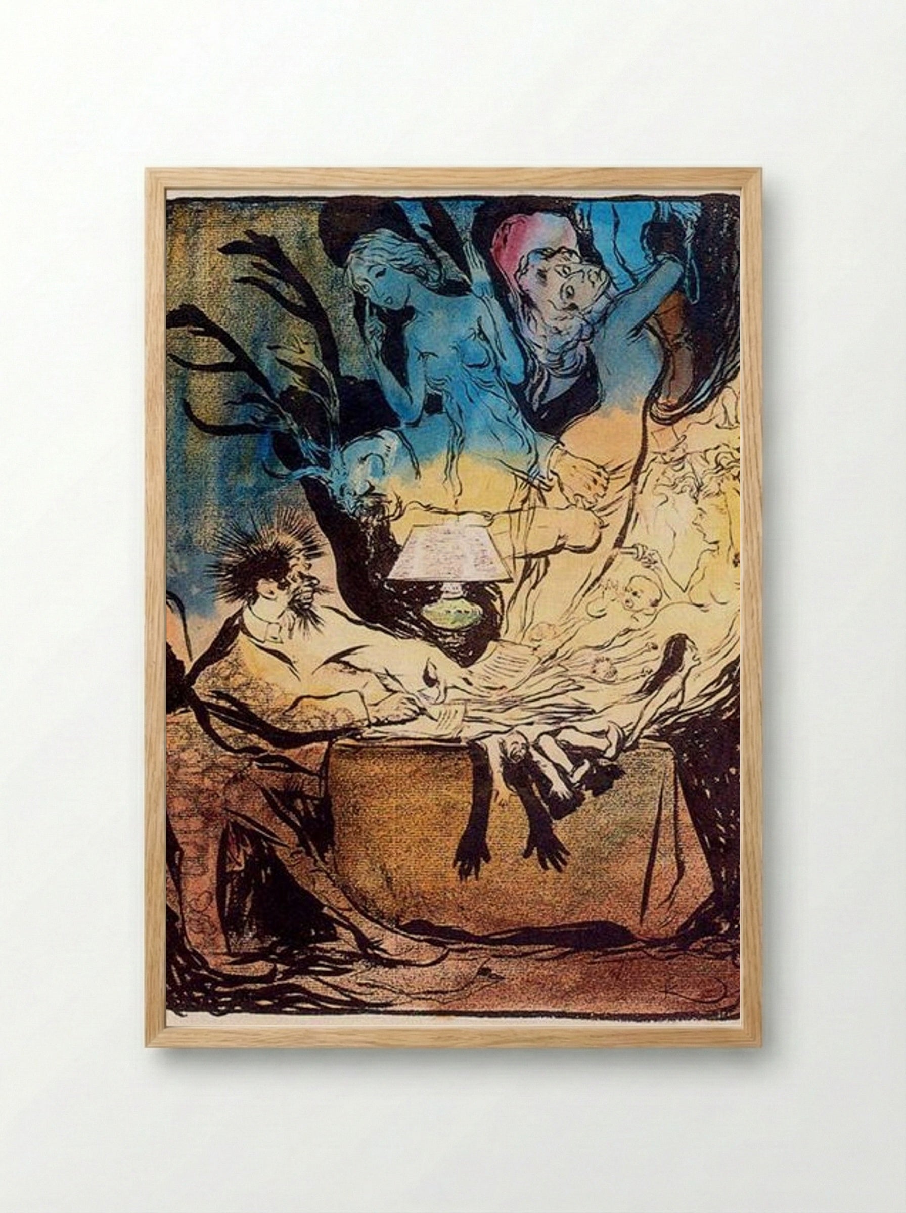The Novelist - František Kupka - Framed Print Wood