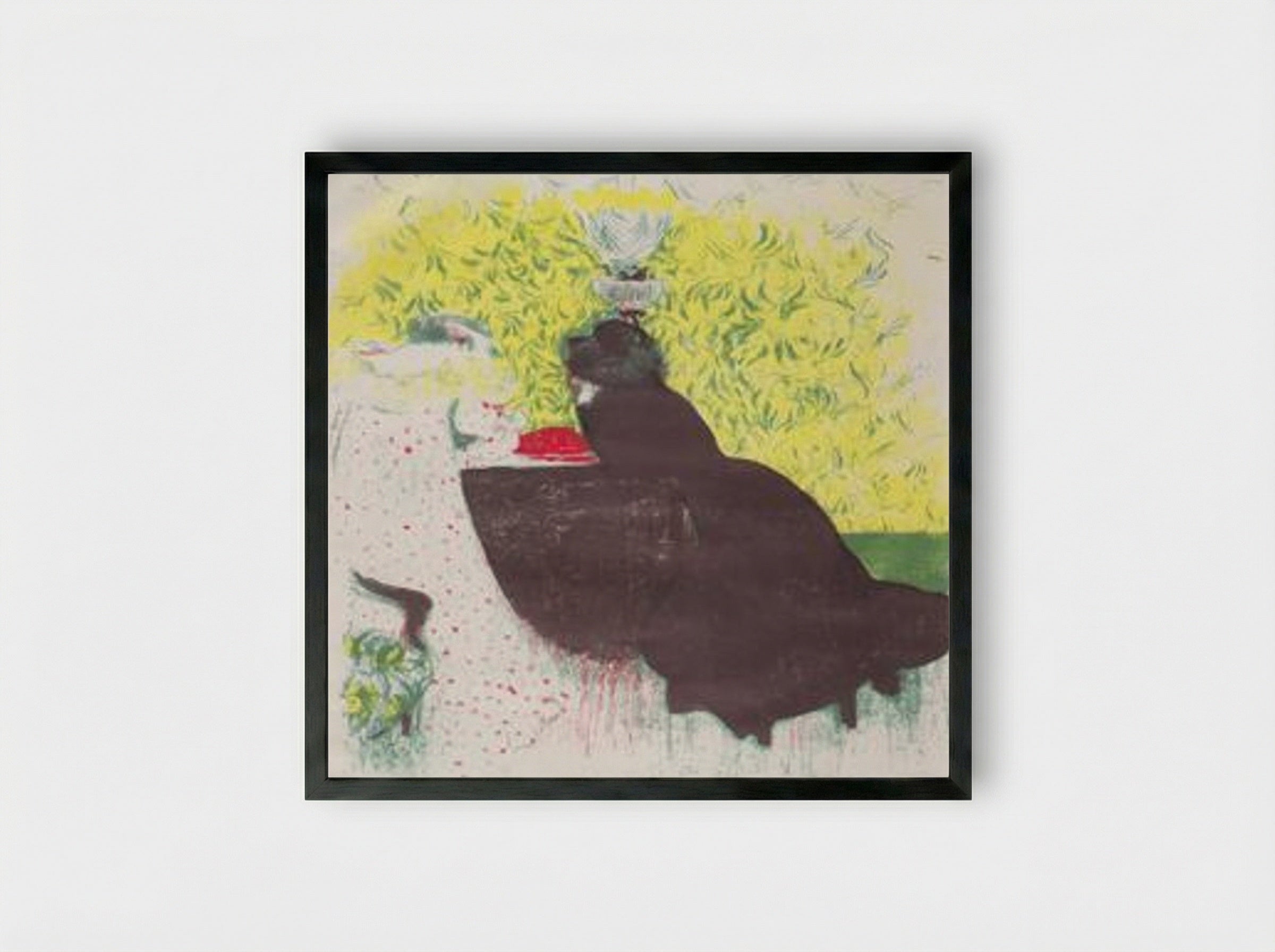 The Two Sisters - Édouard Vuillard - Framed Print Black