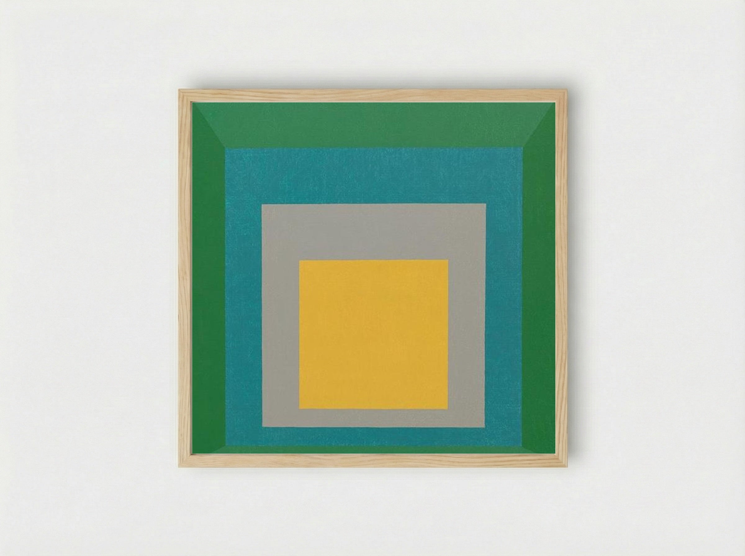 Homage to the Square: Apparition - Josef Albers - Framed Print Wood