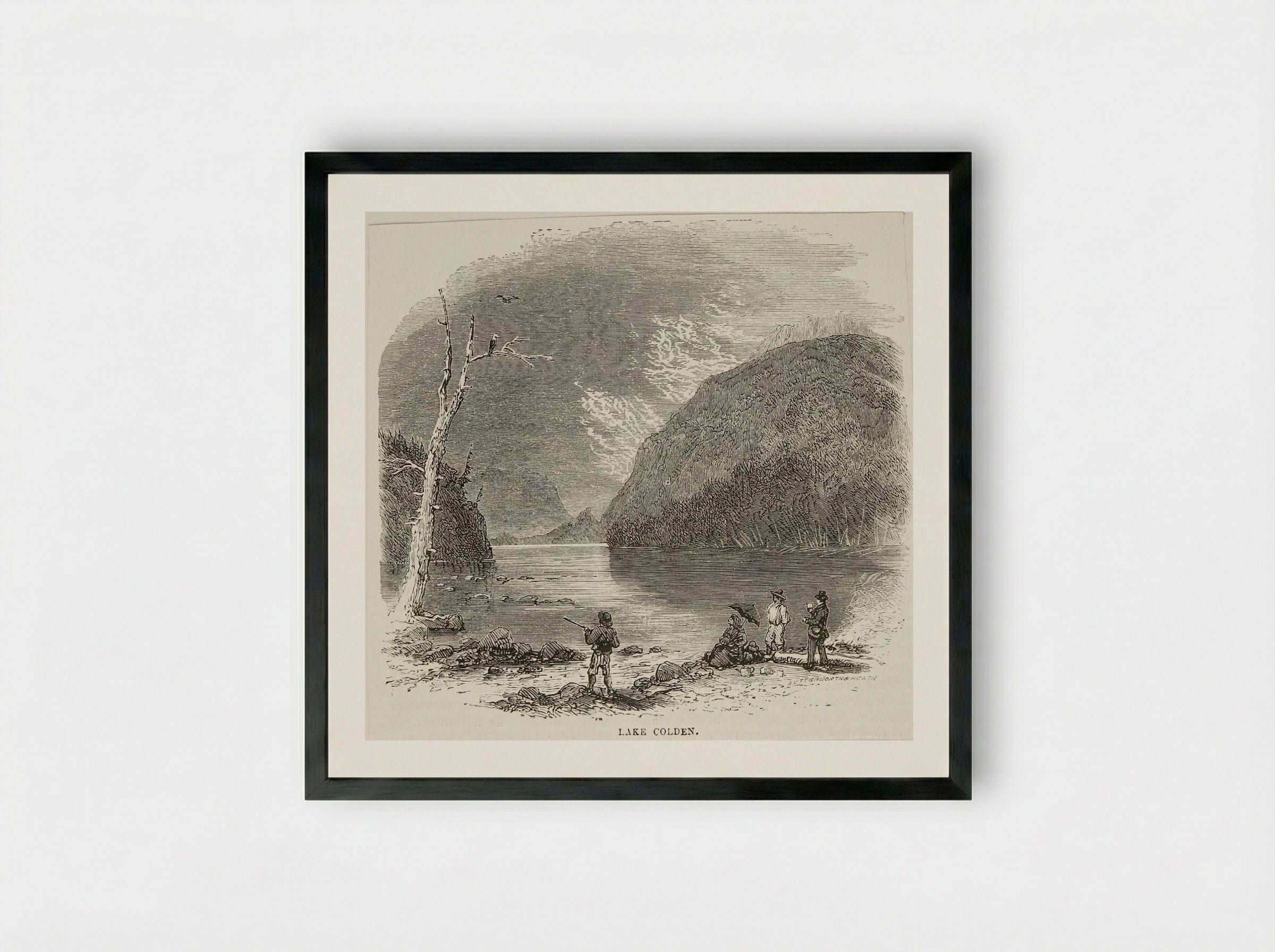 Lake Colden - Butterworth and Heath - Framed Print Black