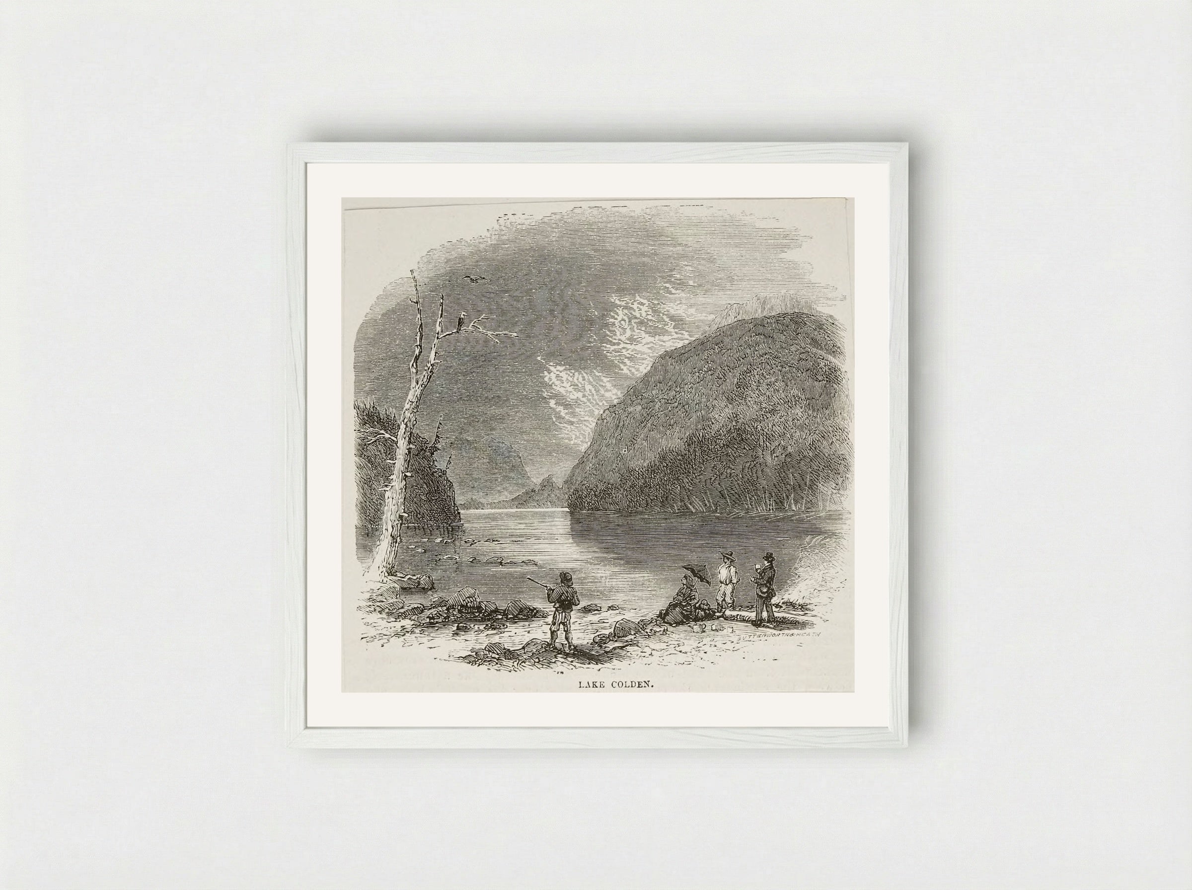 Lake Colden - Butterworth and Heath - Framed Print White