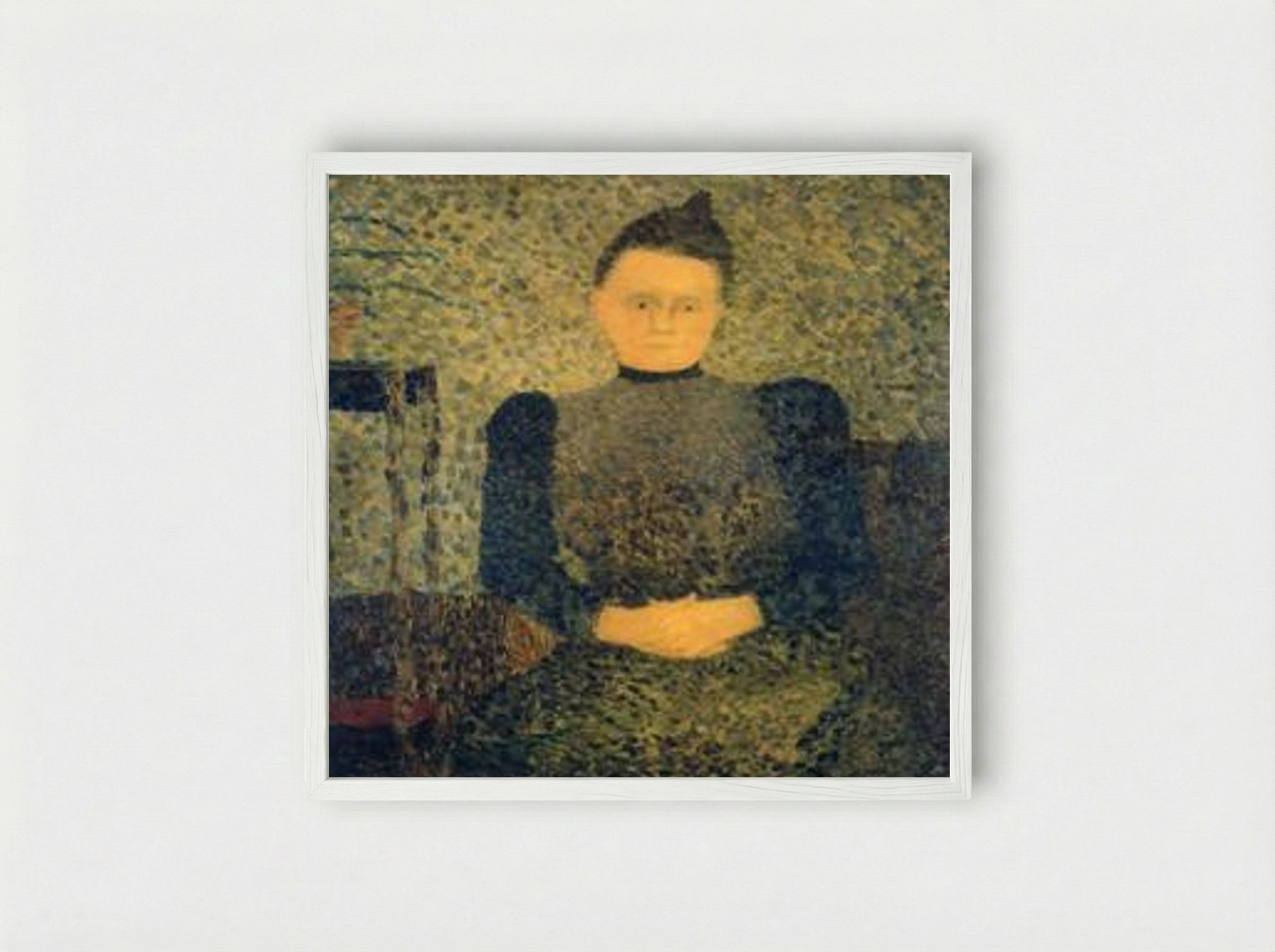 Portrait of Marie Vuillard - Édouard Vuillard - Framed Print White