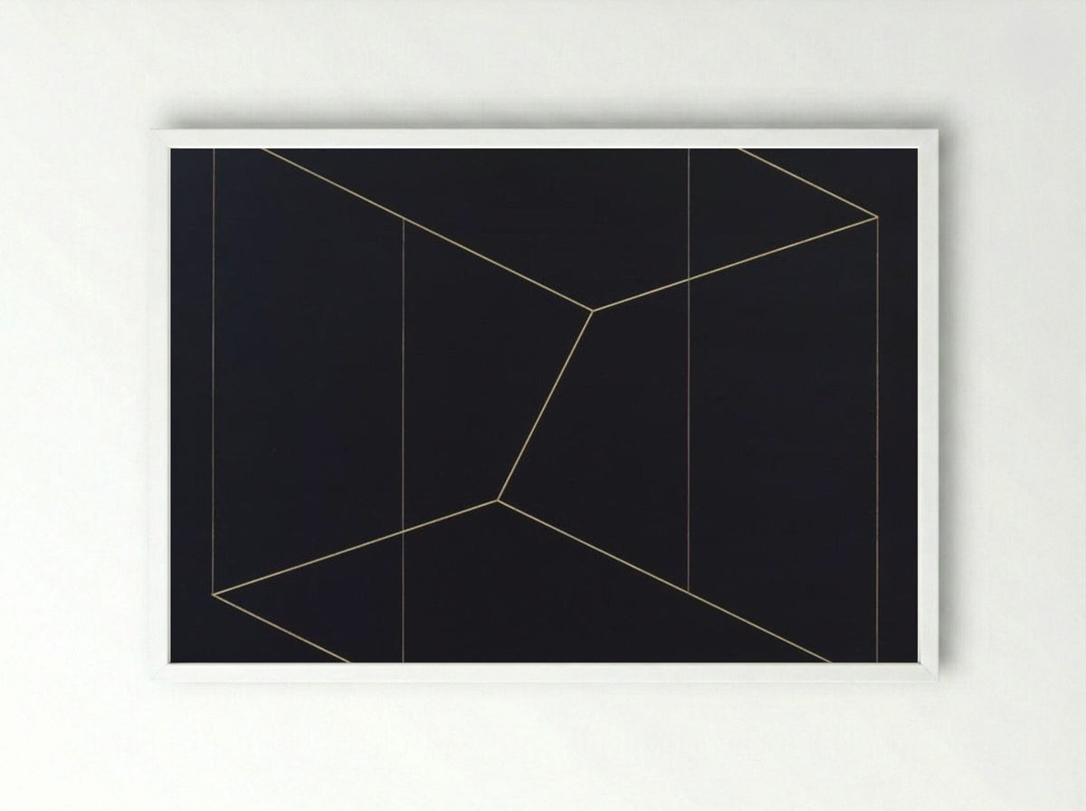 Structural Constellation 'To Ferdinand Hodler' - Josef Albers - Framed Print White