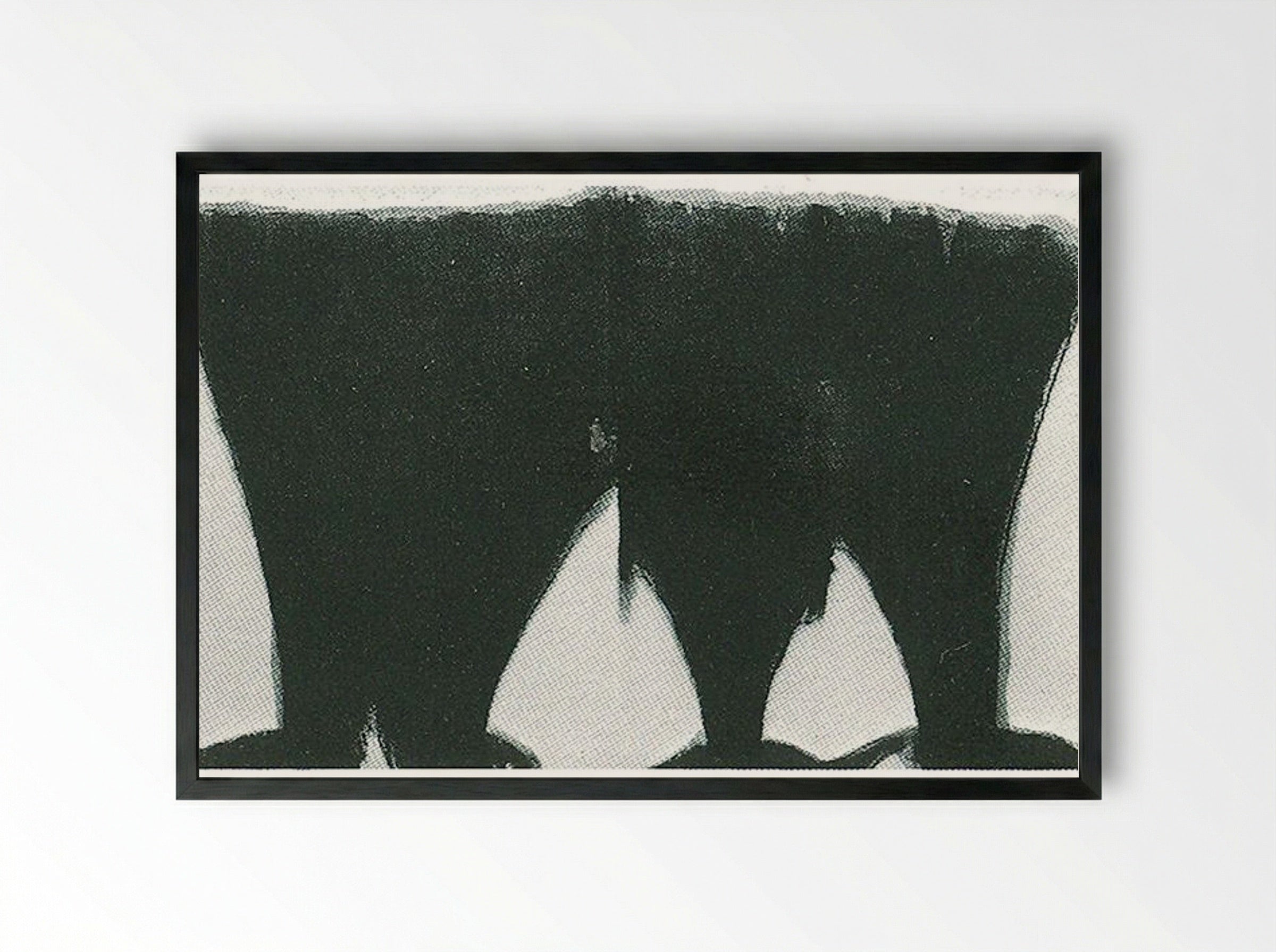 Dalet Aleph - Morris Louis - Framed Print Black