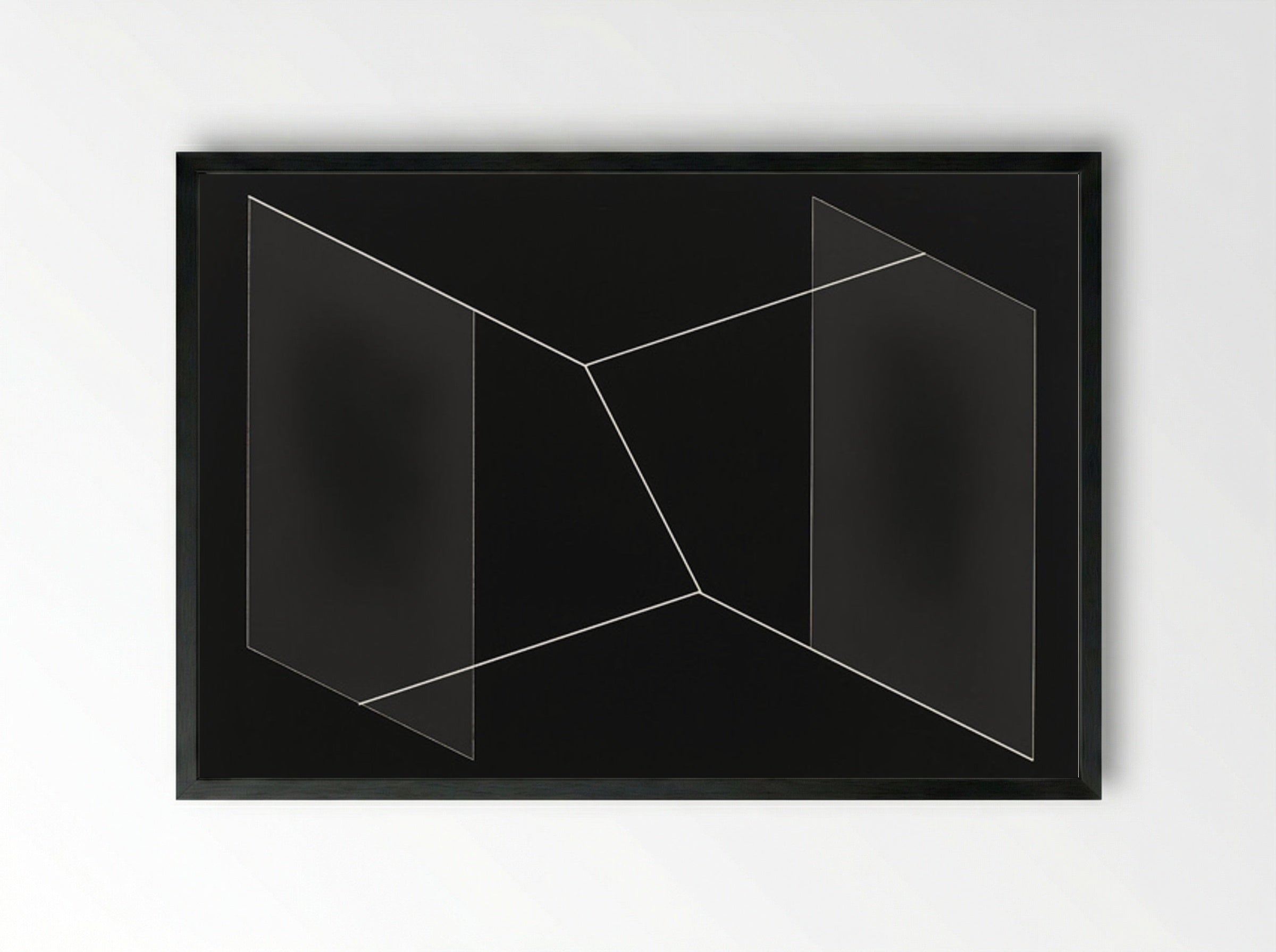 F 32 Pericles - Josef Albers - Framed Print Black