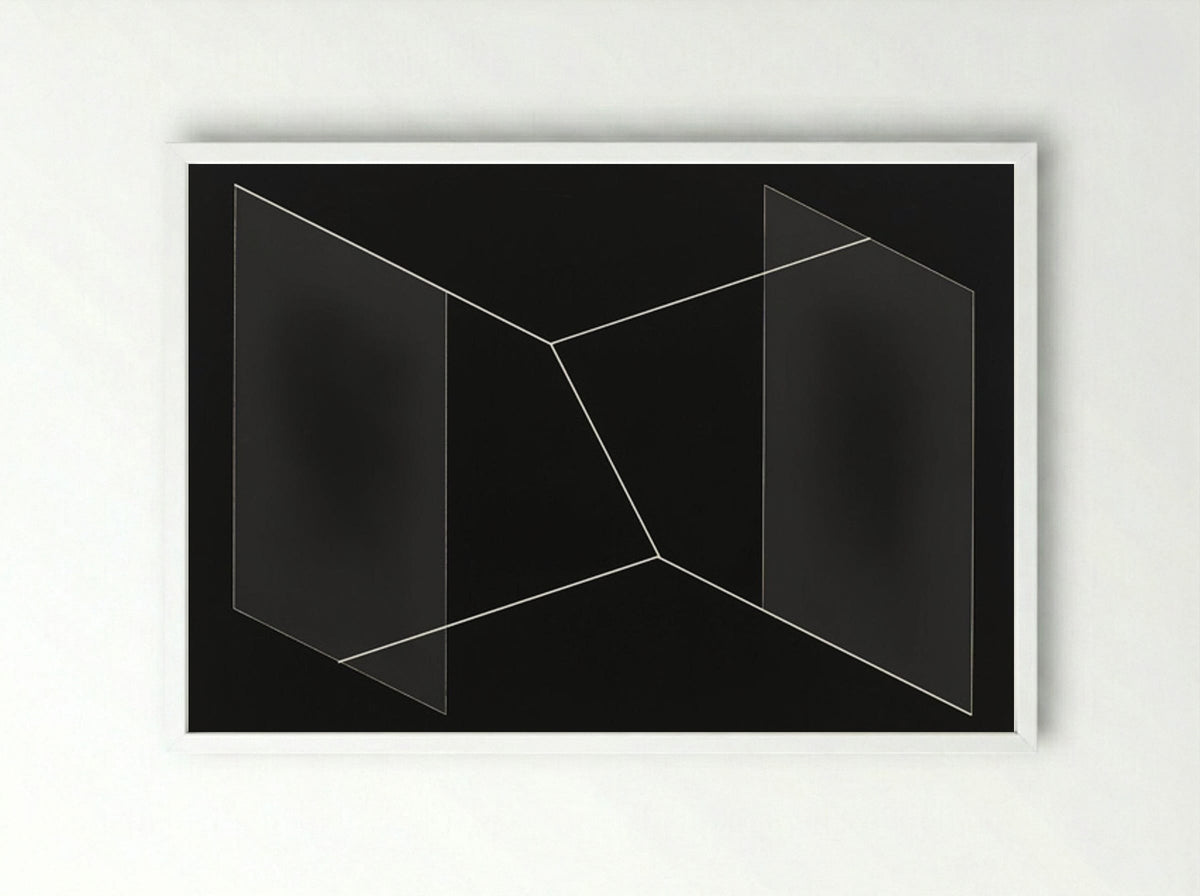 F 32 Pericles - Josef Albers - Framed Print White