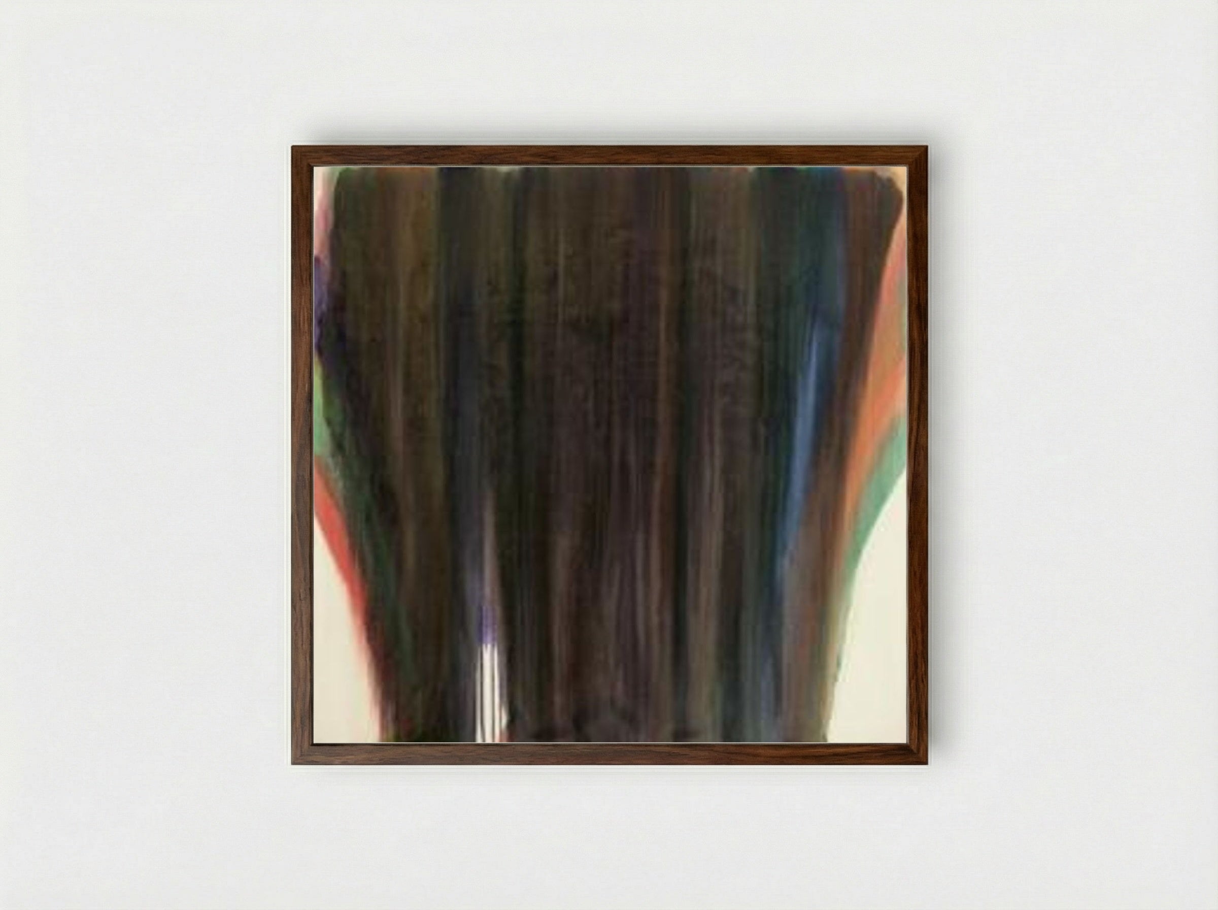 Beth Zayin - Morris Louis - Framed Print Dark Wood
