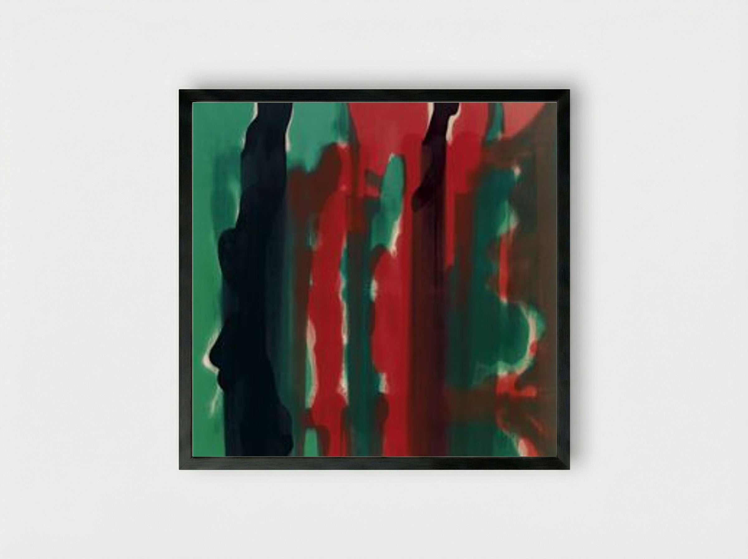 Addition V - Morris Louis - Framed Print Black