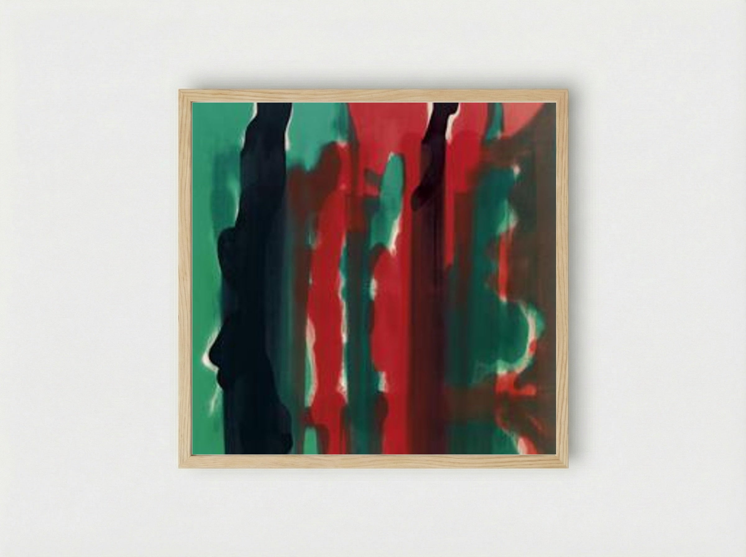 Addition V - Morris Louis - Framed Print Wood
