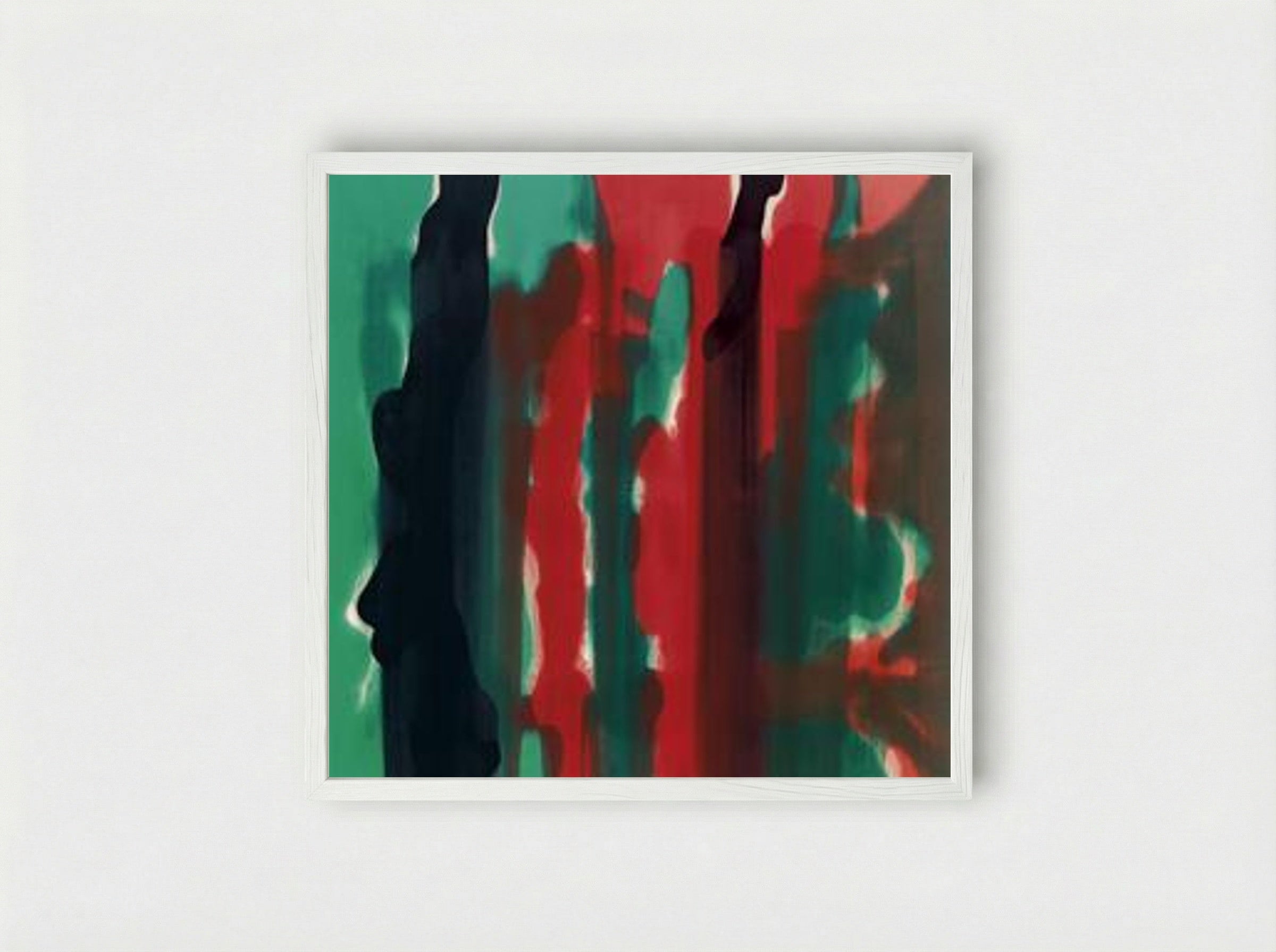 Addition V - Morris Louis - Framed Print White