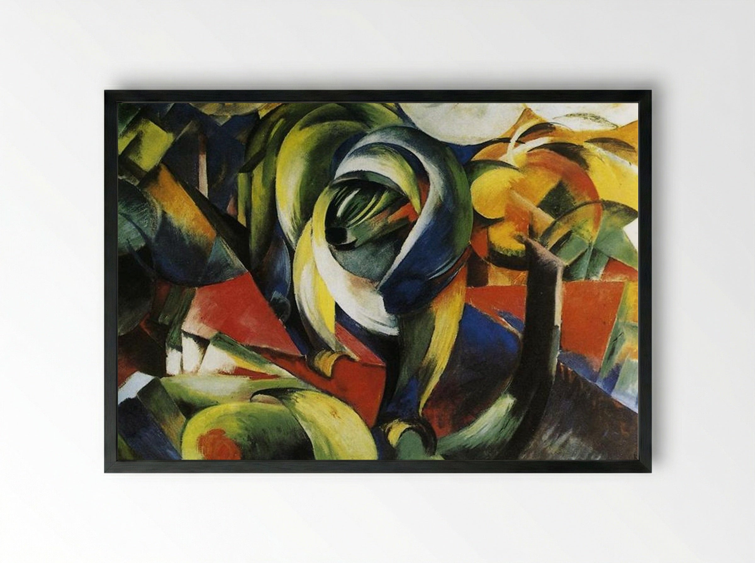 Mandrill - Franz Marc - Framed Print Black
