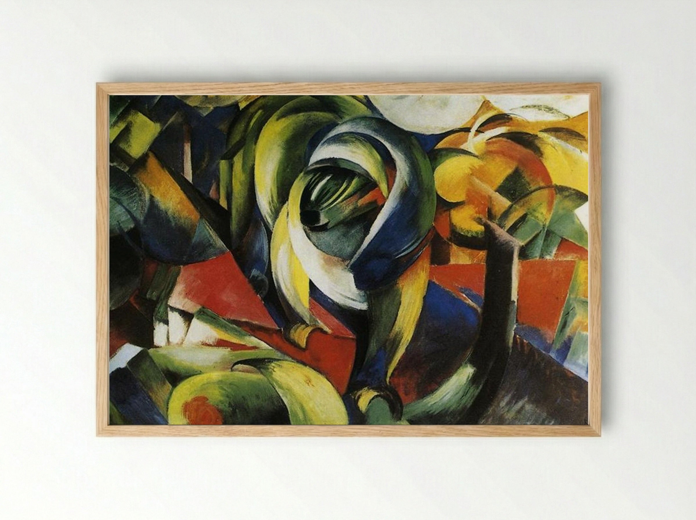 Mandrill - Franz Marc - Framed Print Wood