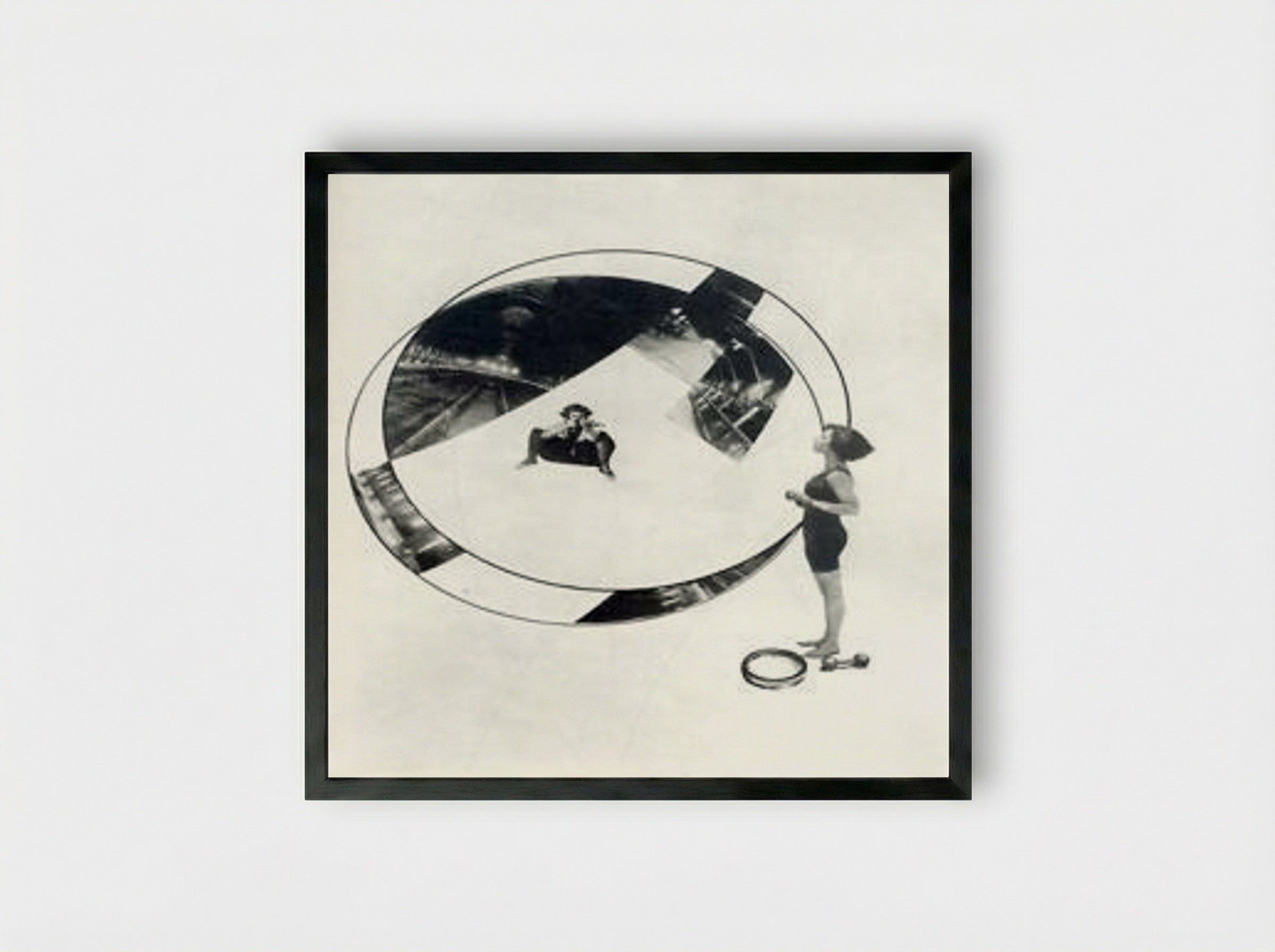 Untitled 9 (László Moholy-Nagy) - László Moholy-Nagy - Framed Print Black