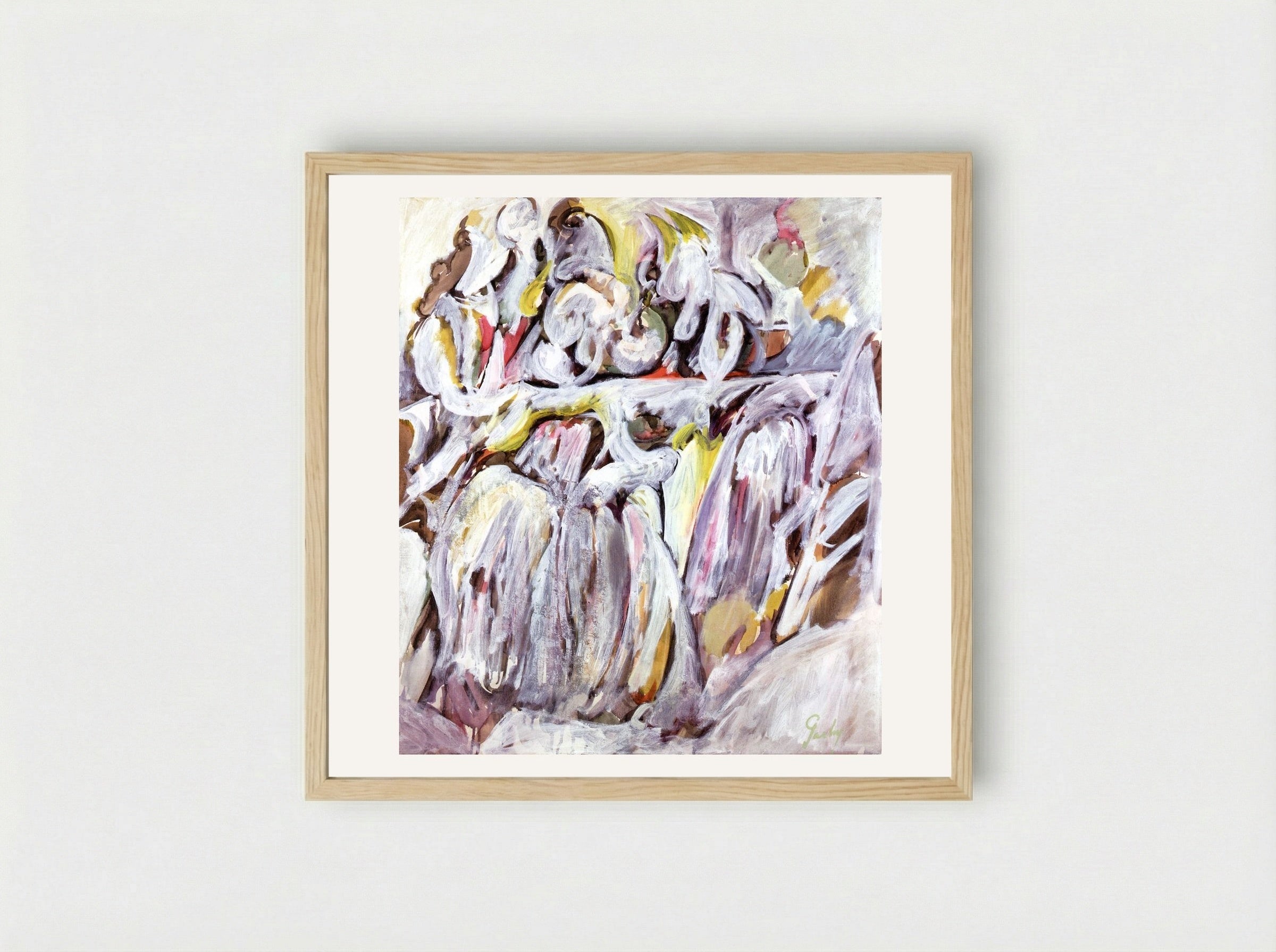 Waterfall - Arshile Gorky - Framed Print Wood