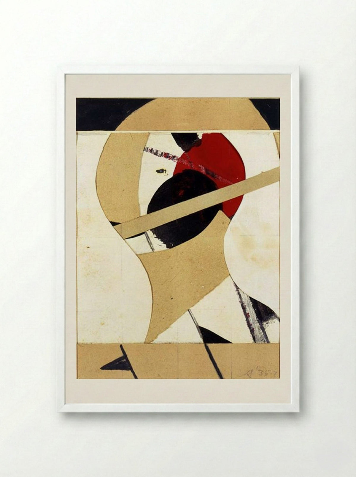 Untitled (35-7) - Balcomb Greene - Framed Print White