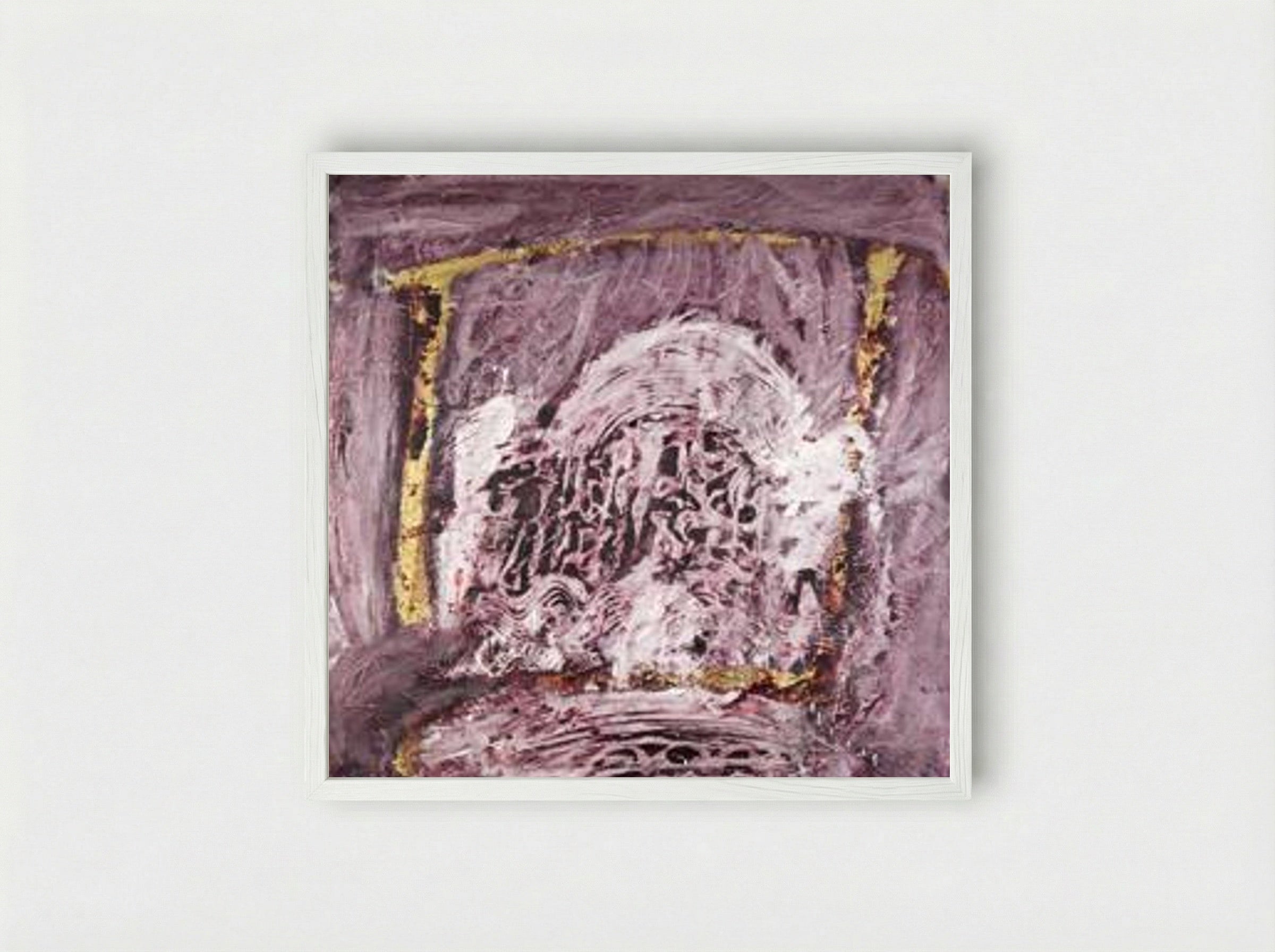Comme un tapis de prière - Horia Damian - Framed Print White