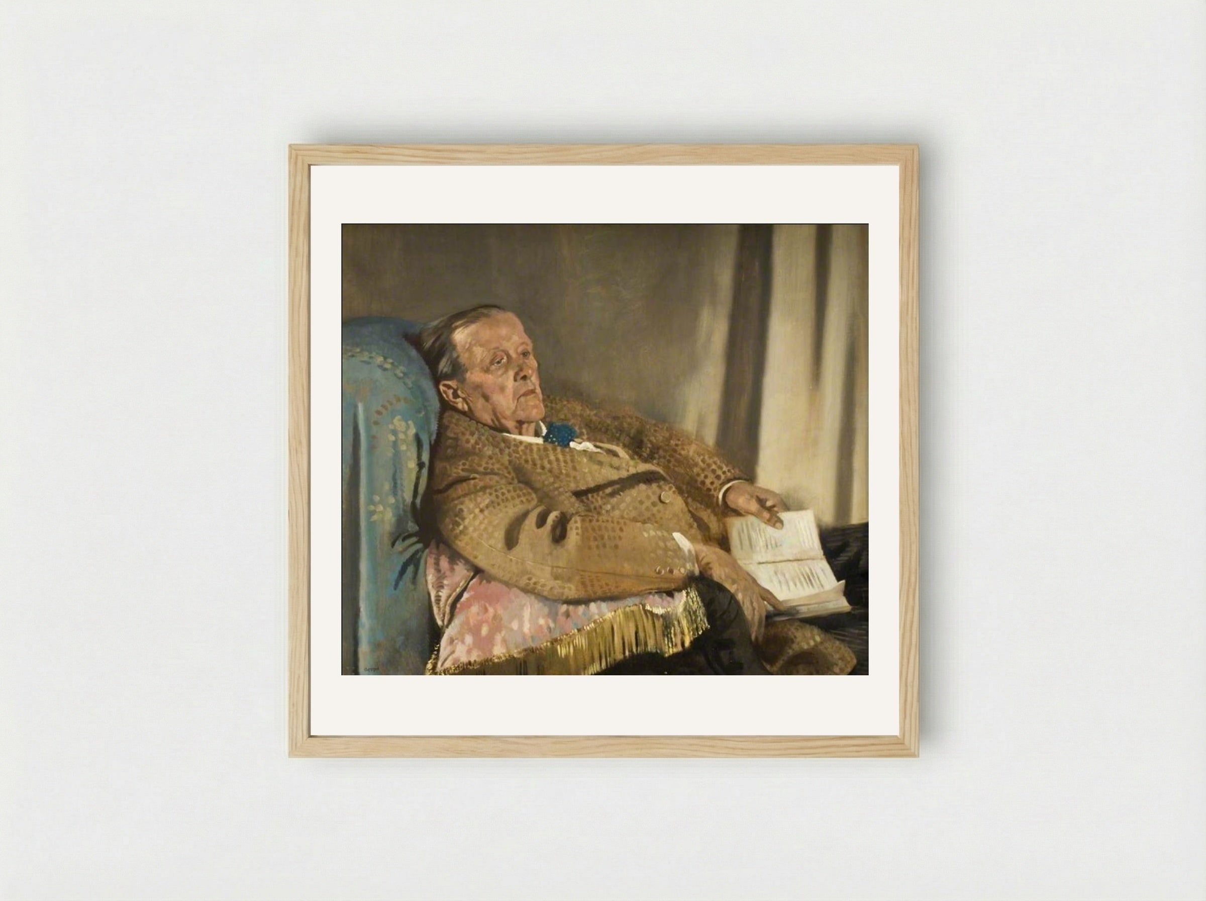 Sir Edwin Ray Lankester - Sir William Orpen - Framed Print Wood