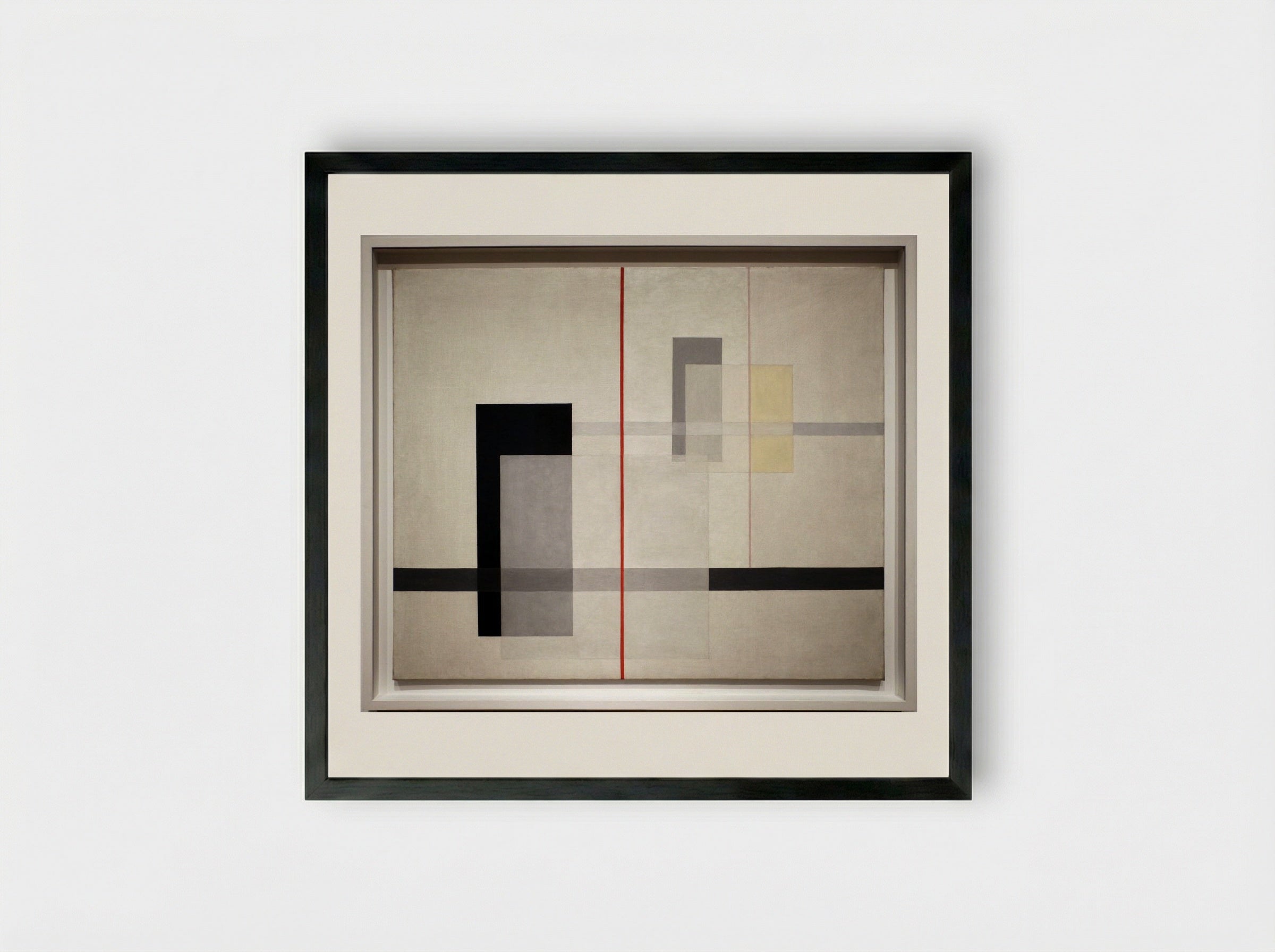 K VII - László Moholy-Nagy - Framed Print Black