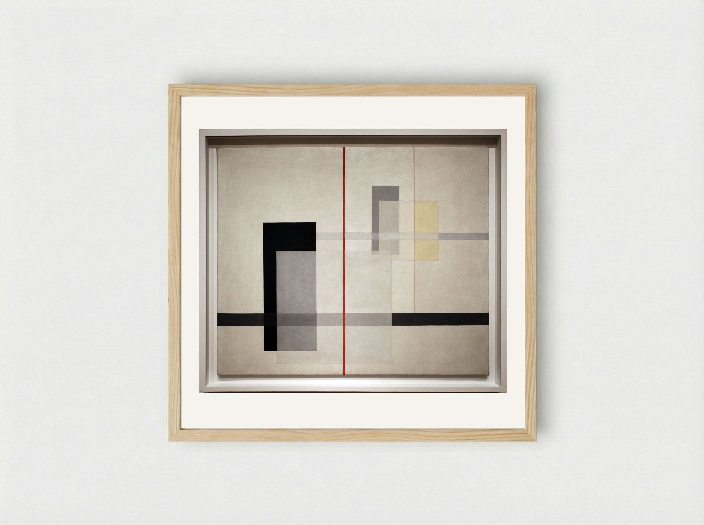 K VII - László Moholy-Nagy - Framed Print Wood