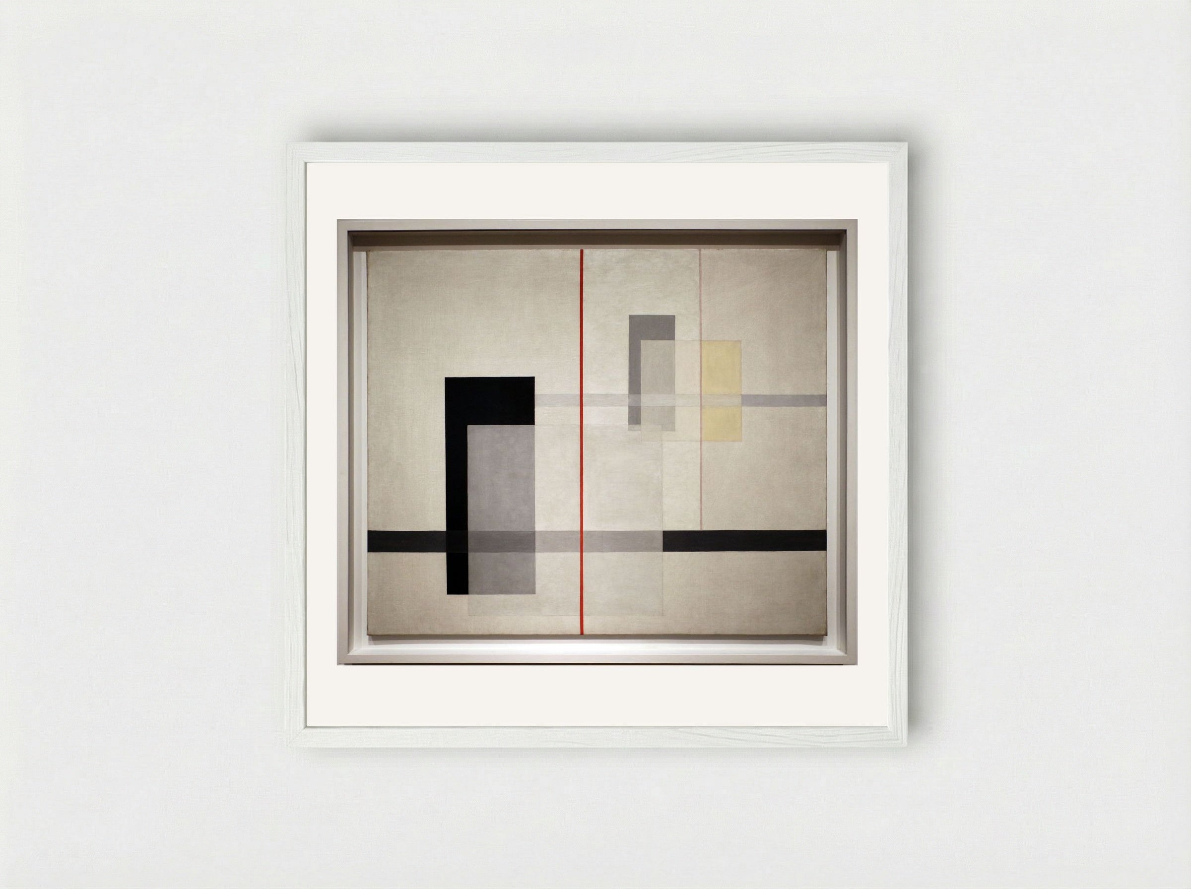 K VII - László Moholy-Nagy - Framed Print White
