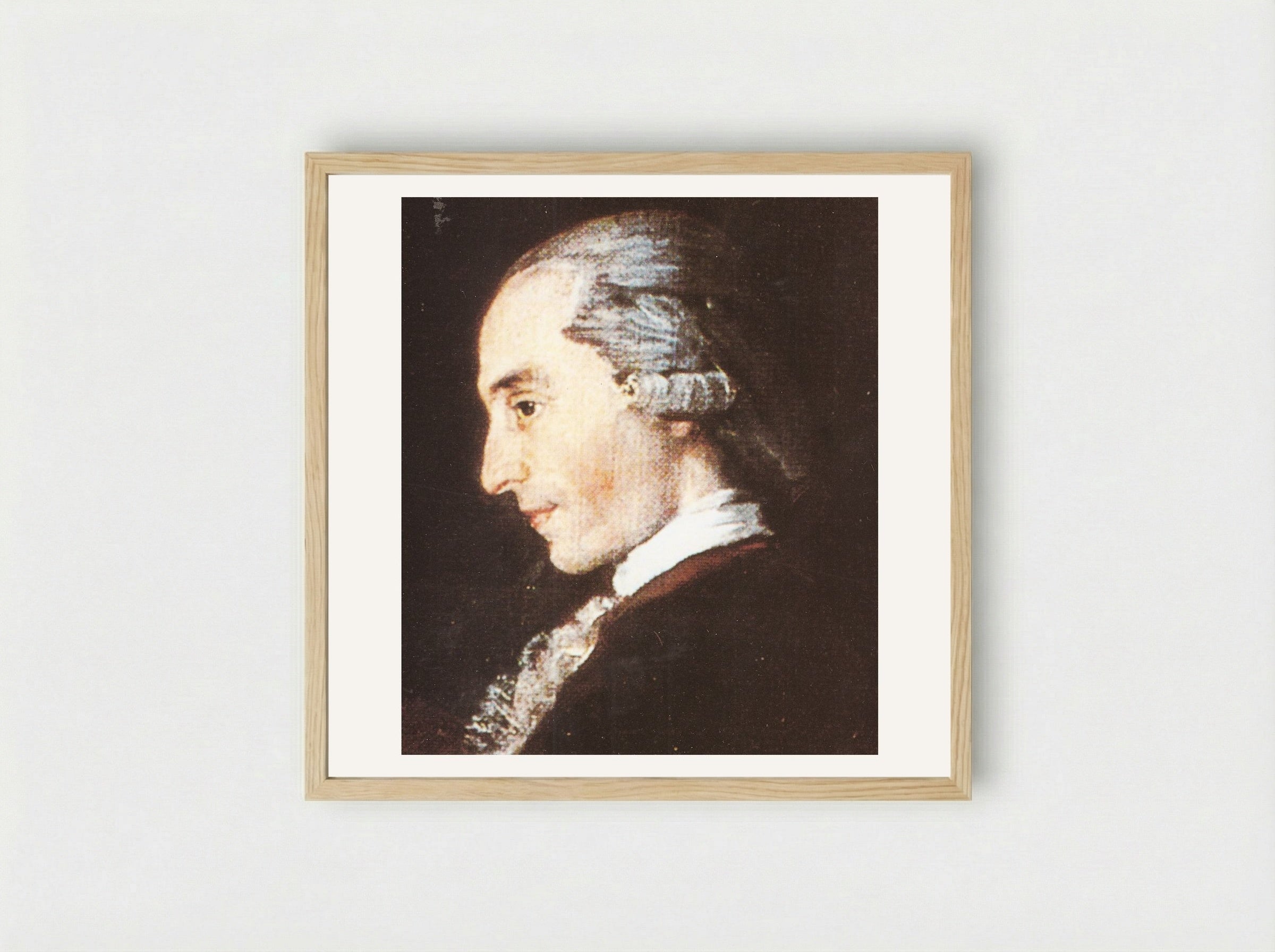 The Family of the Infante Don Luis (Detail) - Francisco Goya - Framed Print Wood