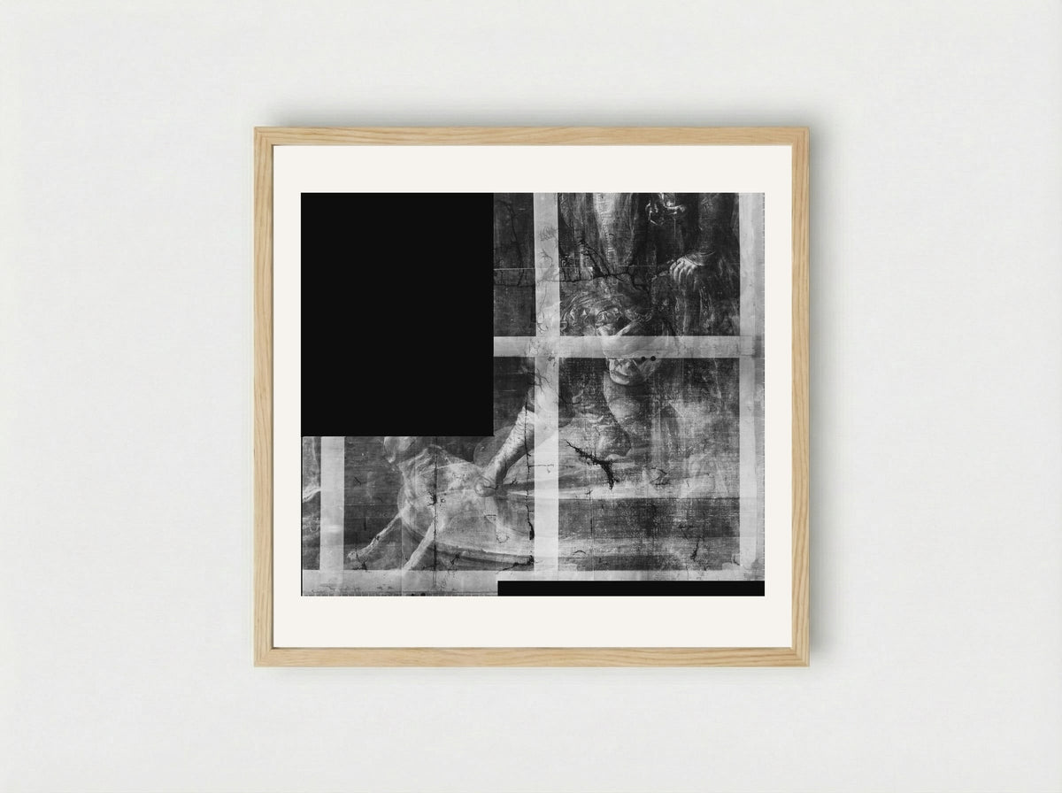 Esther before Ahasuerus - Artemisia Gentileschi - Framed Print Wood