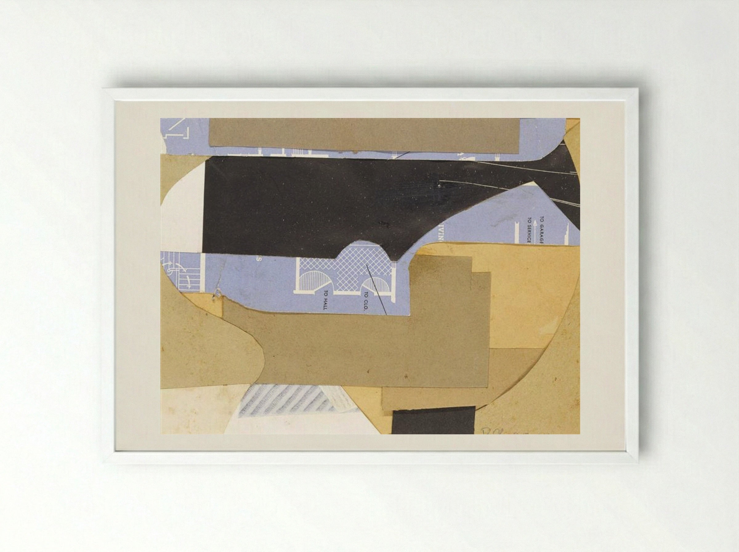 Untitled (35-14) - Balcomb Greene - Framed Print White