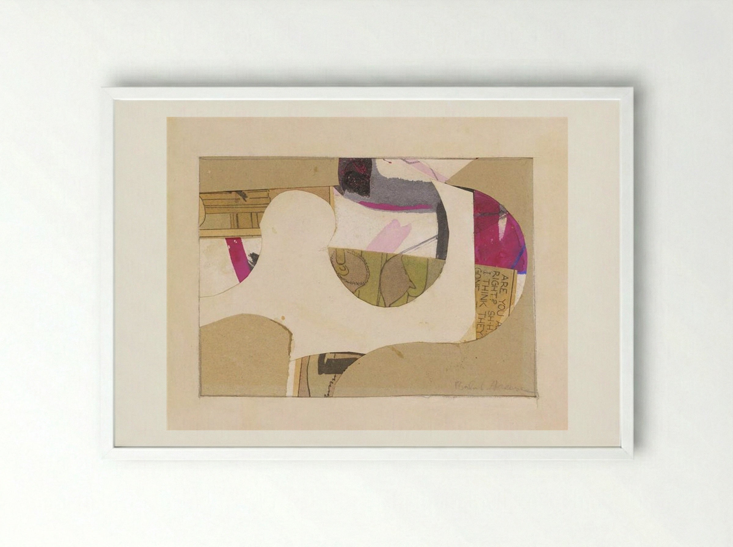 Untitled (34-8) - Balcomb Greene - Framed Print White
