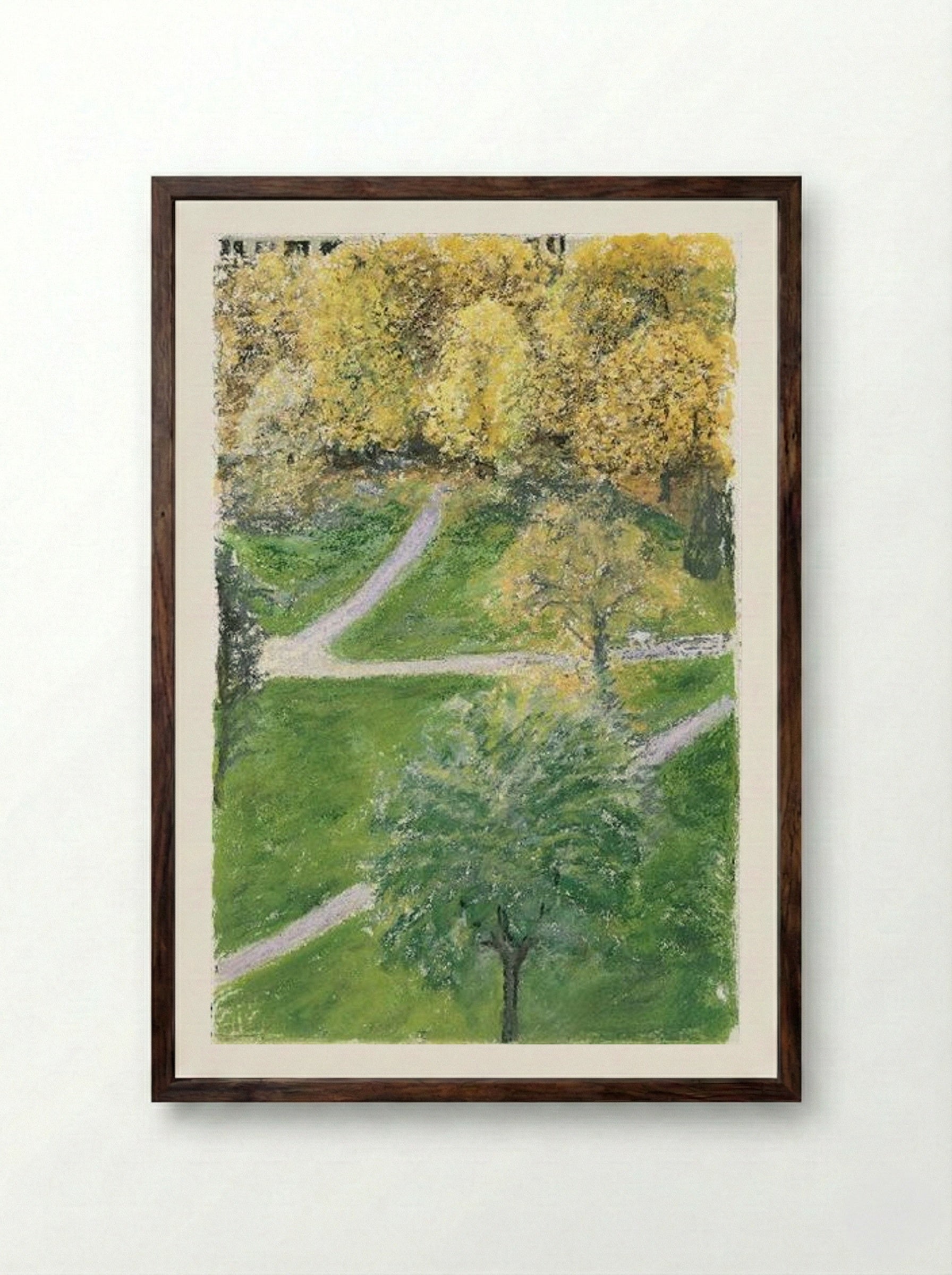 Autumn - Avigdor Arikha - Framed Print Dark Wood