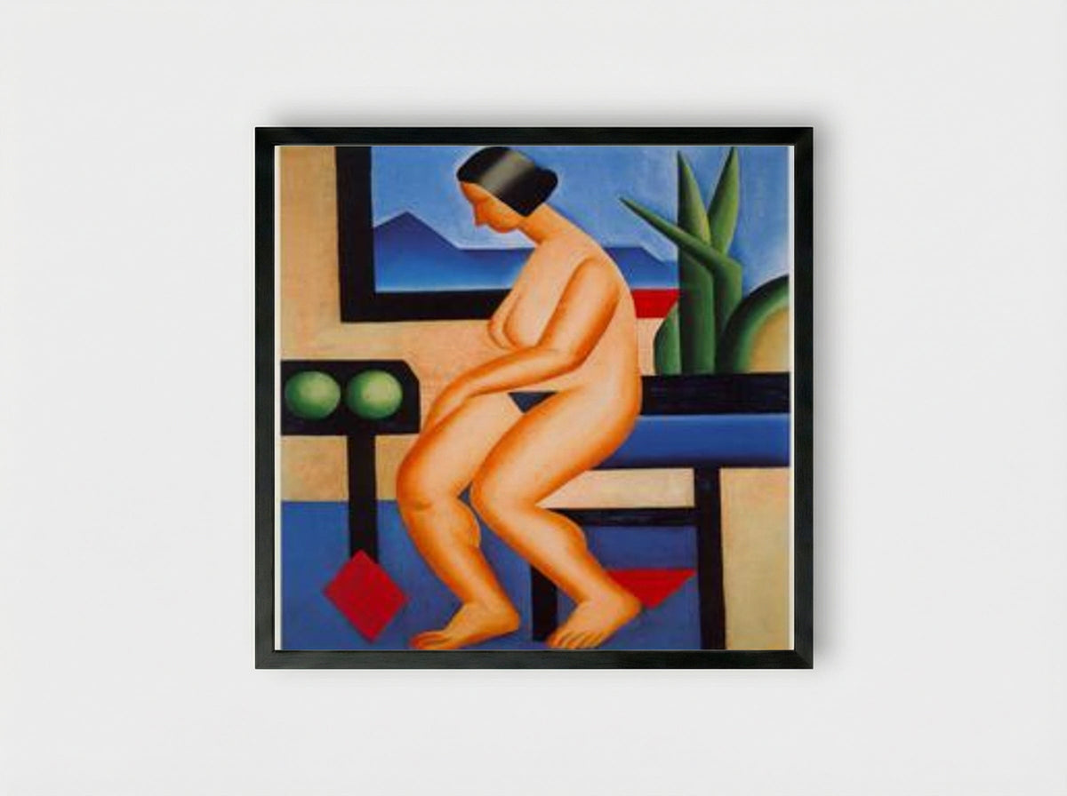 Nu - Tarsila do Amaral - Framed Print Black
