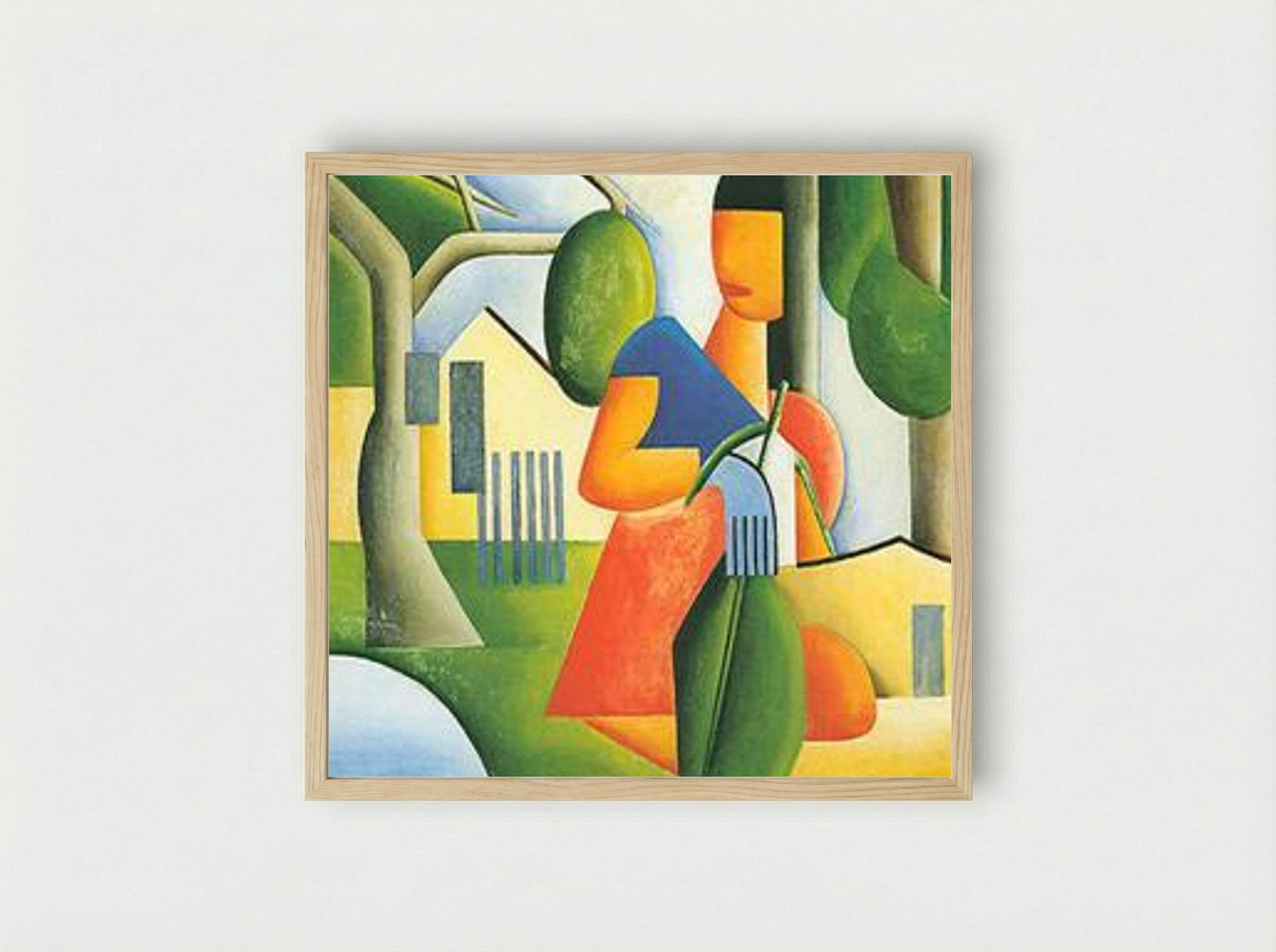 A Caipirinha - Tarsila do Amaral - Framed Print Wood