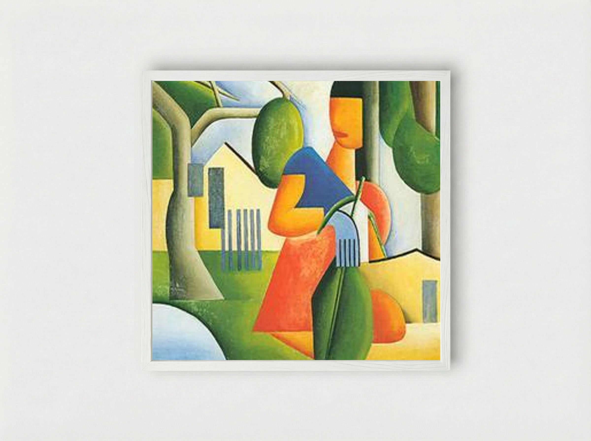 A Caipirinha - Tarsila do Amaral - Framed Print White