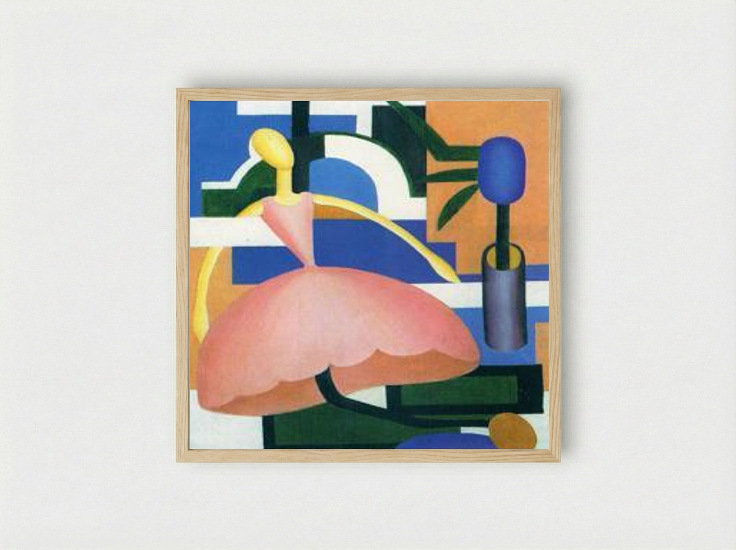 A Boneca - Tarsila do Amaral - Framed Print Wood
