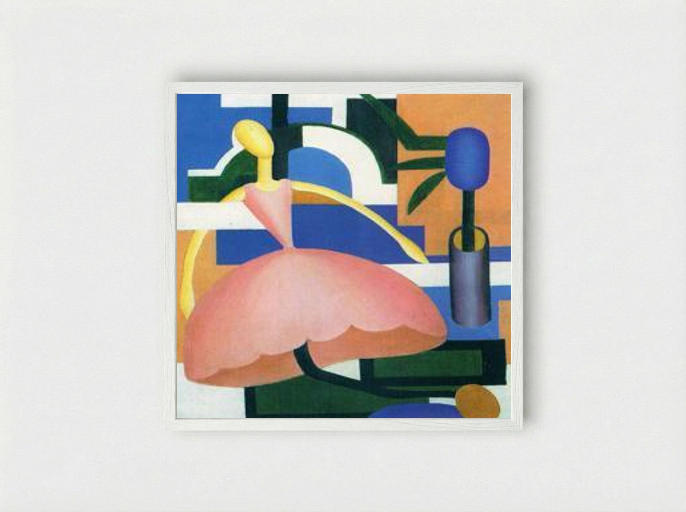 A Boneca - Tarsila do Amaral - Framed Print White