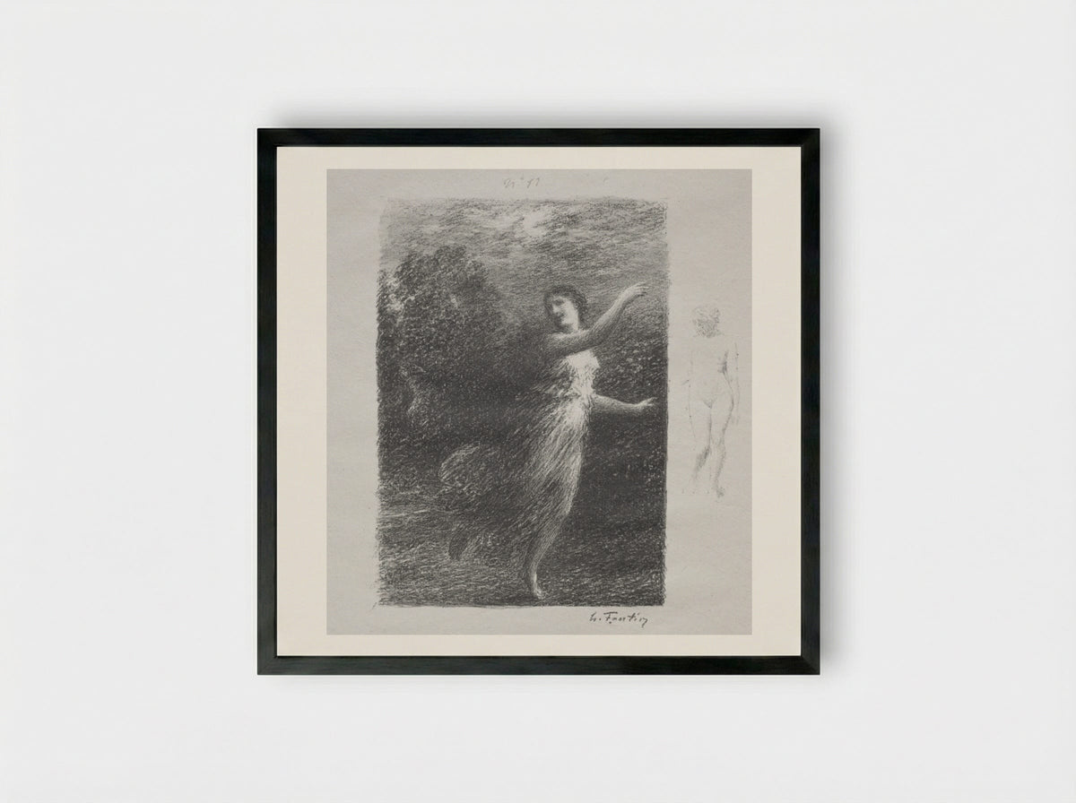 XXIV - Henri Fantin-Latour - Framed Print Black