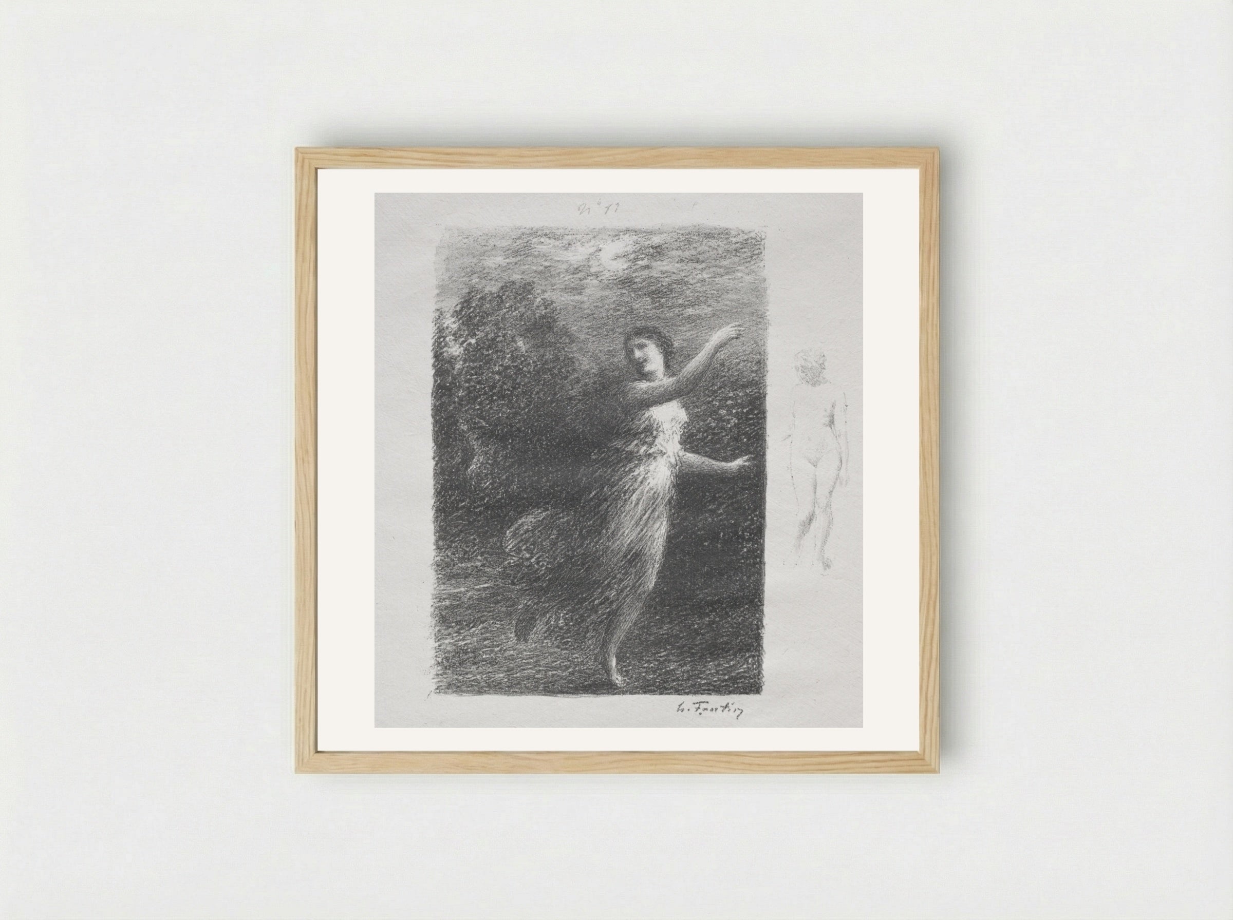 XXIV - Henri Fantin-Latour - Framed Print Wood