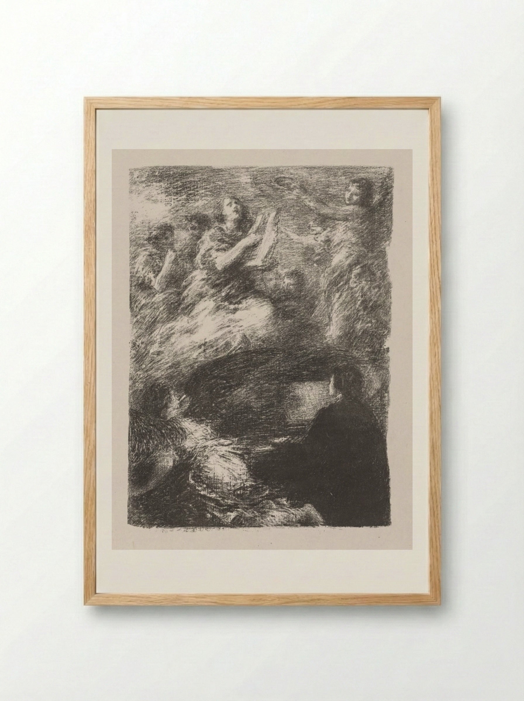 Last Theme of Robert Schumann - Henri Fantin-Latour - Framed Print Wood