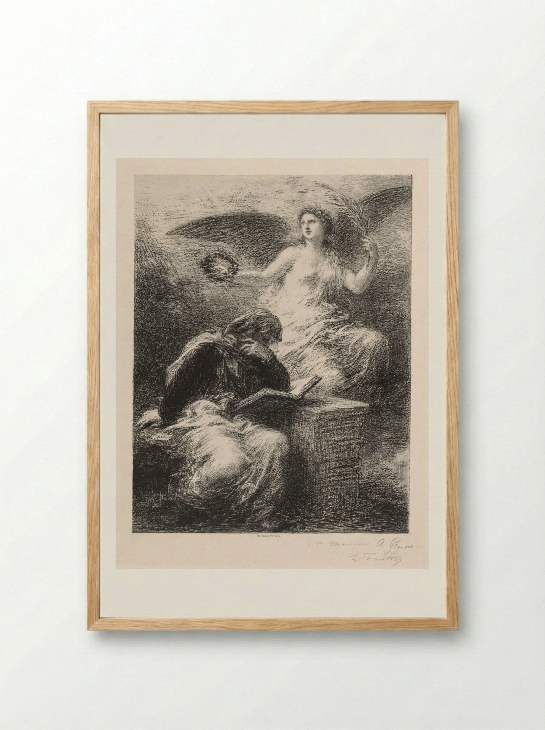 Glory - Henri Fantin-Latour - Framed Print Wood