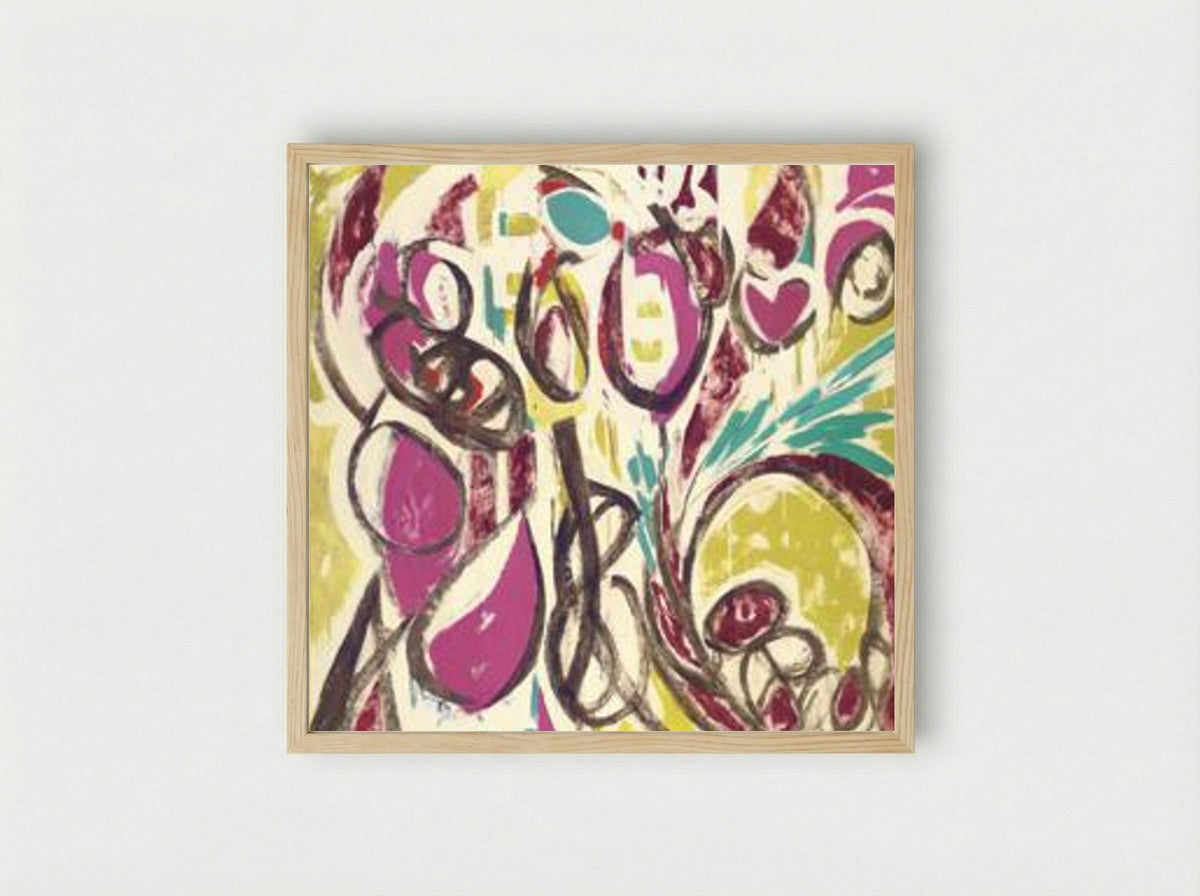 Thaw - Lee Krasner - Framed Print Wood