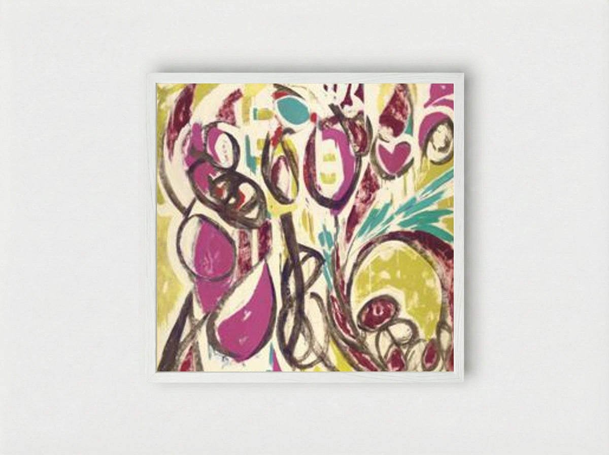 Thaw - Lee Krasner - Framed Print White