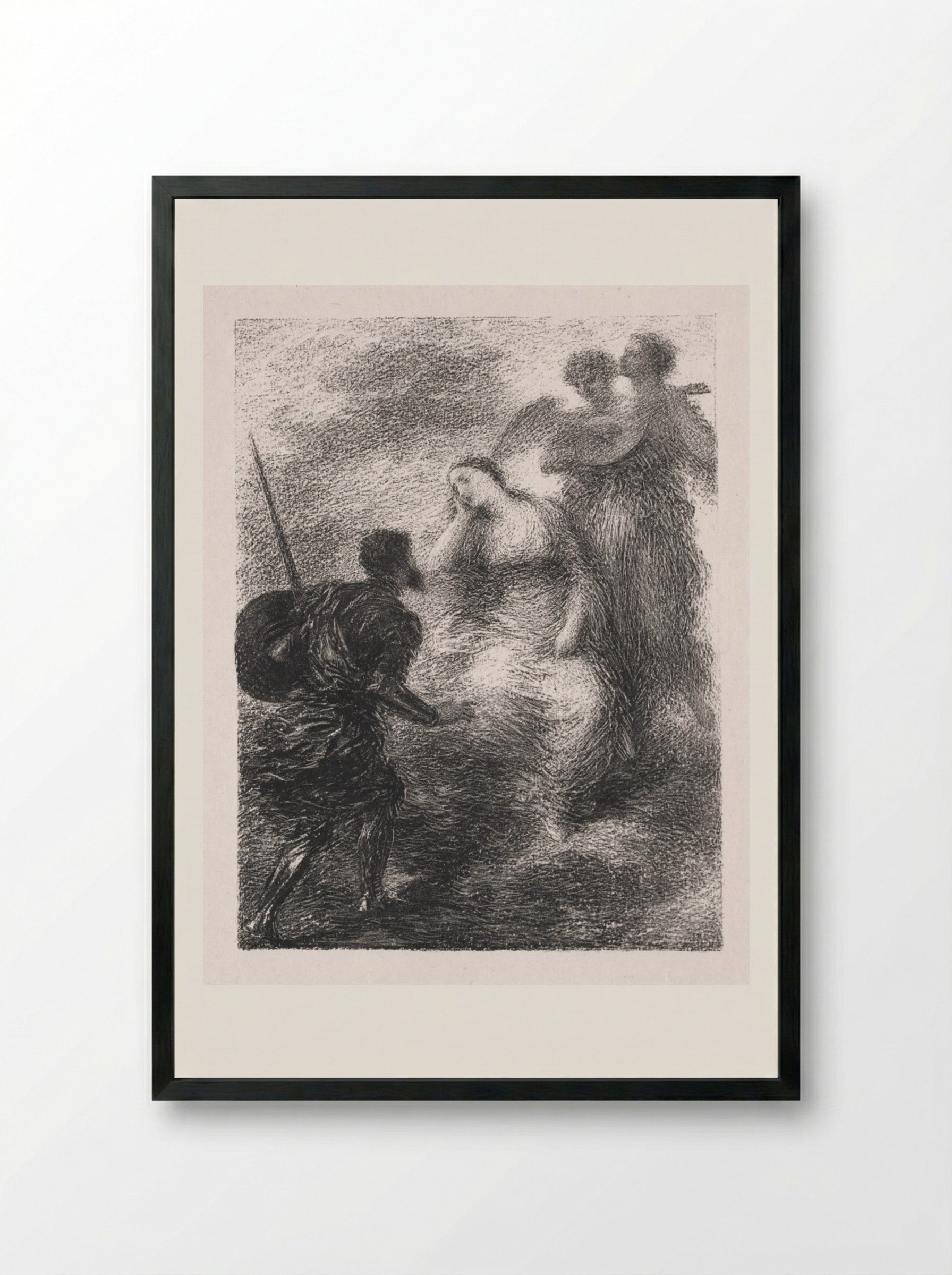 Vision - Henri Fantin-Latour - Framed Print Black