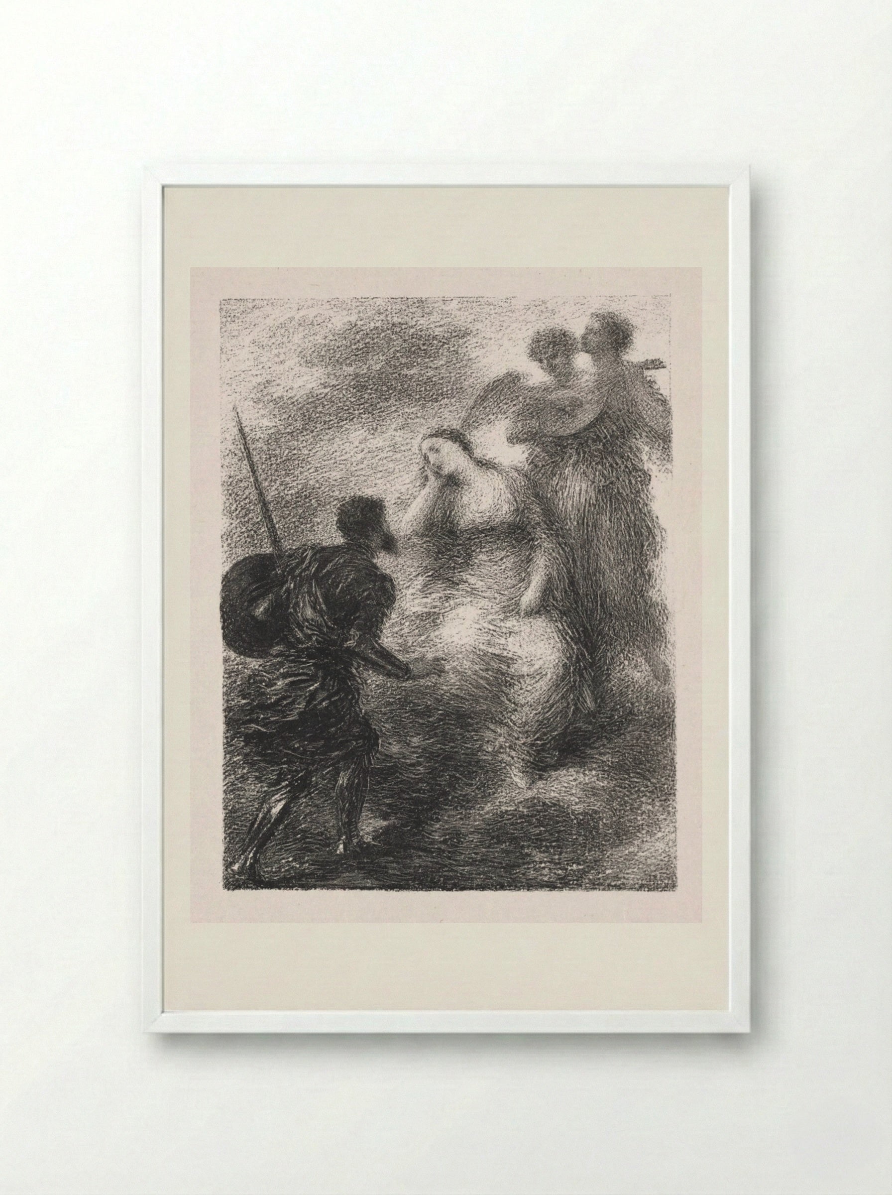 Vision - Henri Fantin-Latour - Framed Print White