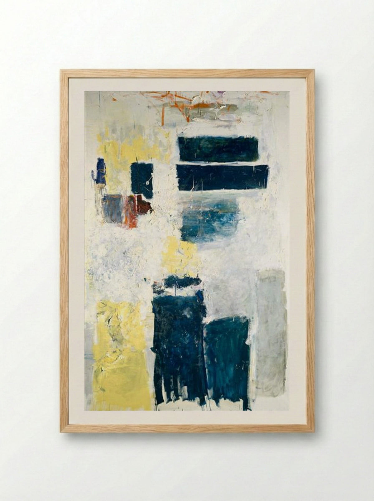 The Lot - Joan Mitchell - Framed Print Wood