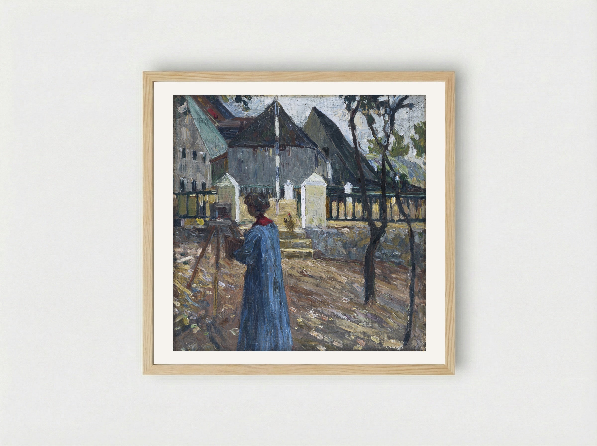 Kandinsky Painting - Gabriele Münter - Framed Print Wood