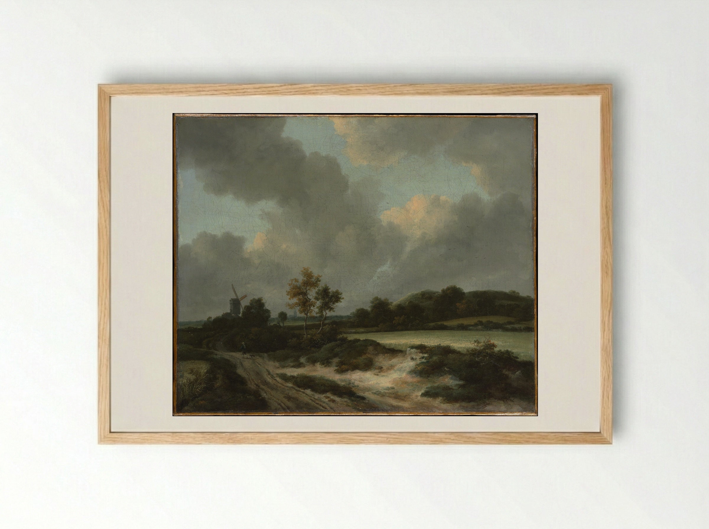 Grainfields - Jacob van Ruisdael - Framed Print Wood