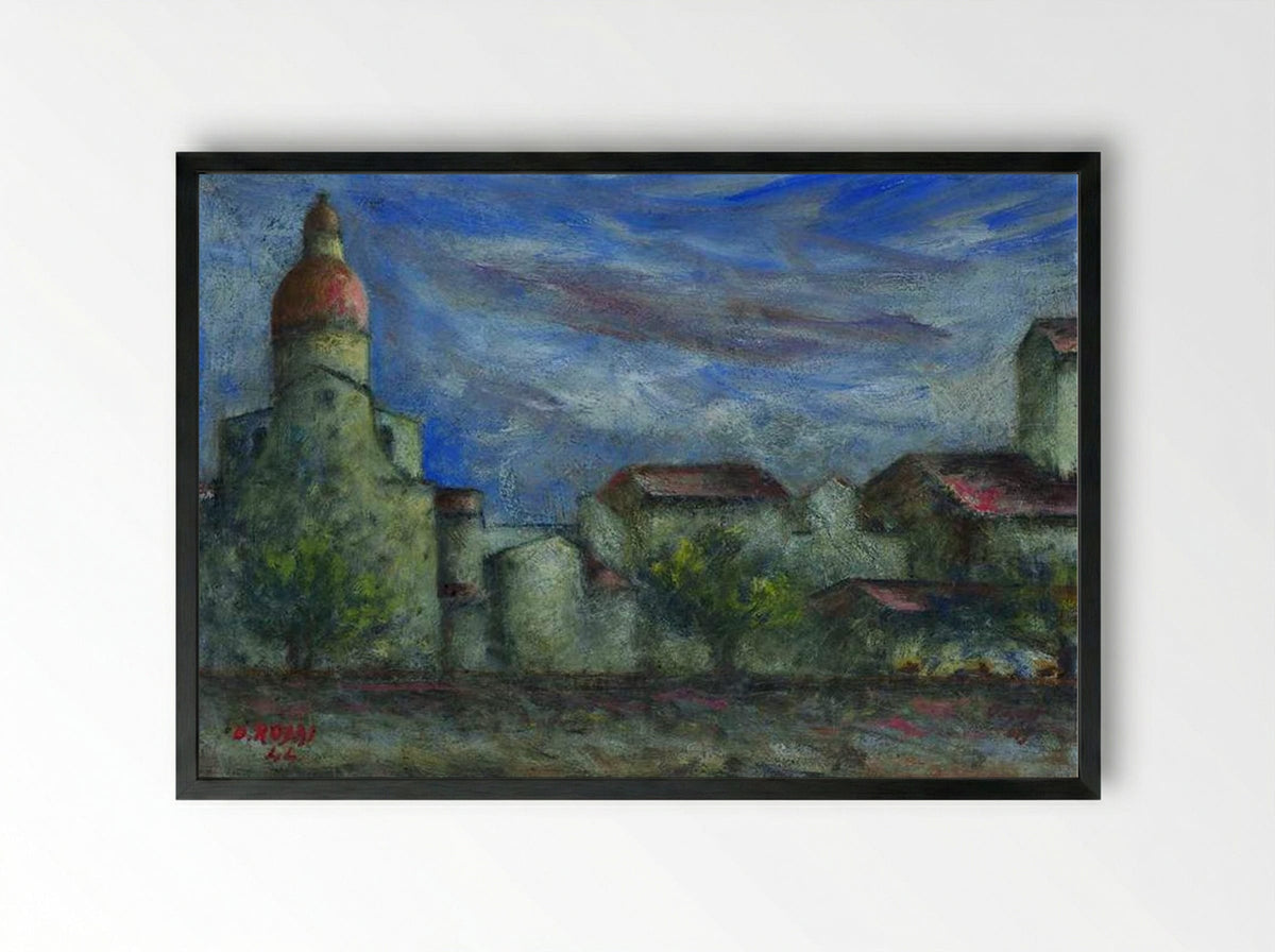 Chiesa del Cestello - Ottone Rosai - Framed Print Black