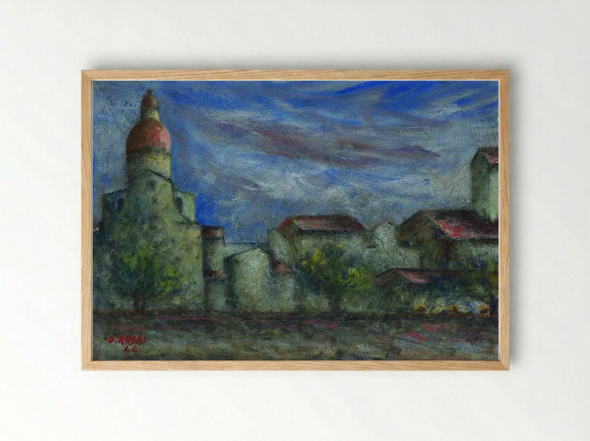 Chiesa del Cestello - Ottone Rosai - Framed Print Wood