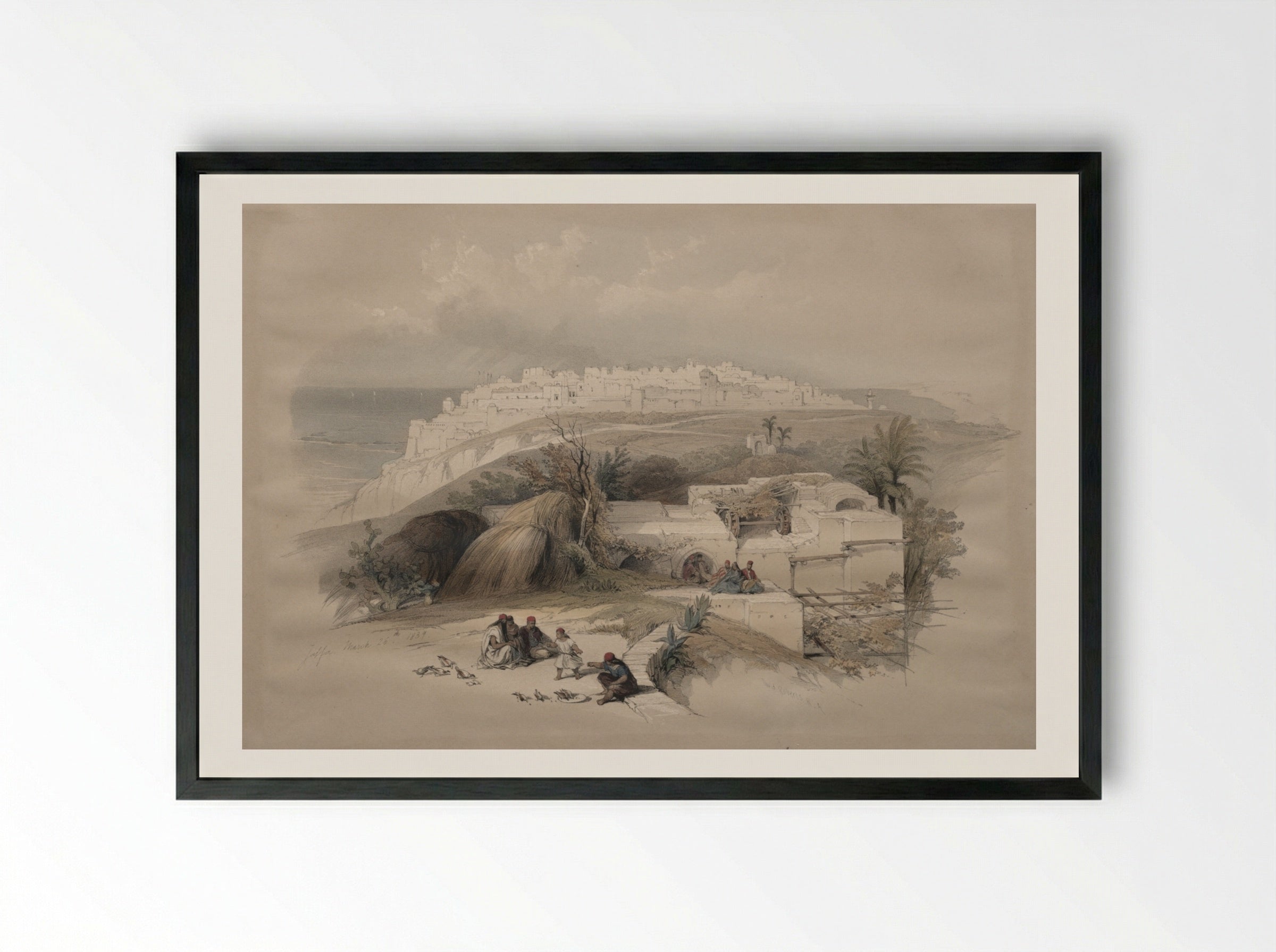 Jaffa - David Roberts - Framed Print Black