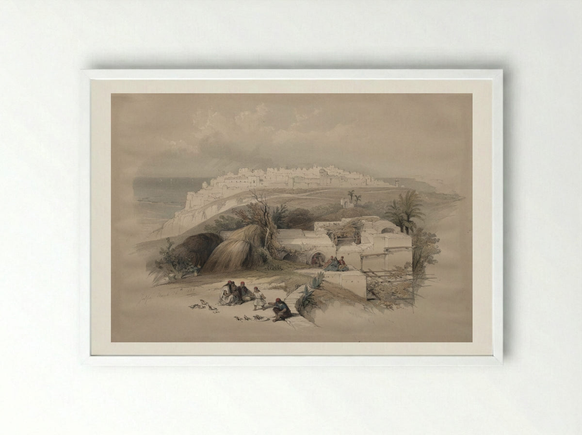 Jaffa - David Roberts - Framed Print White