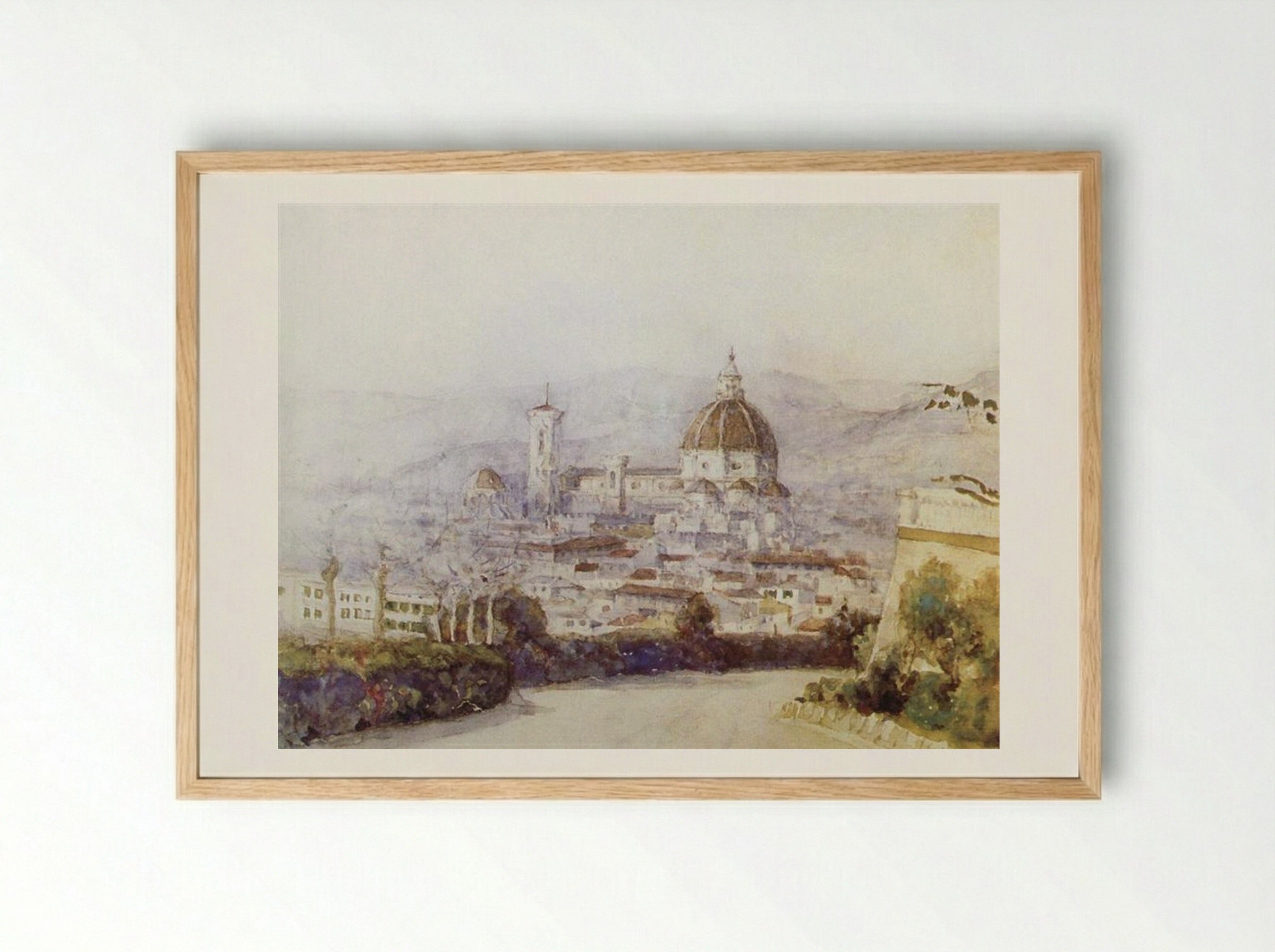 Florence - Vasily Surikov - Framed Print Wood
